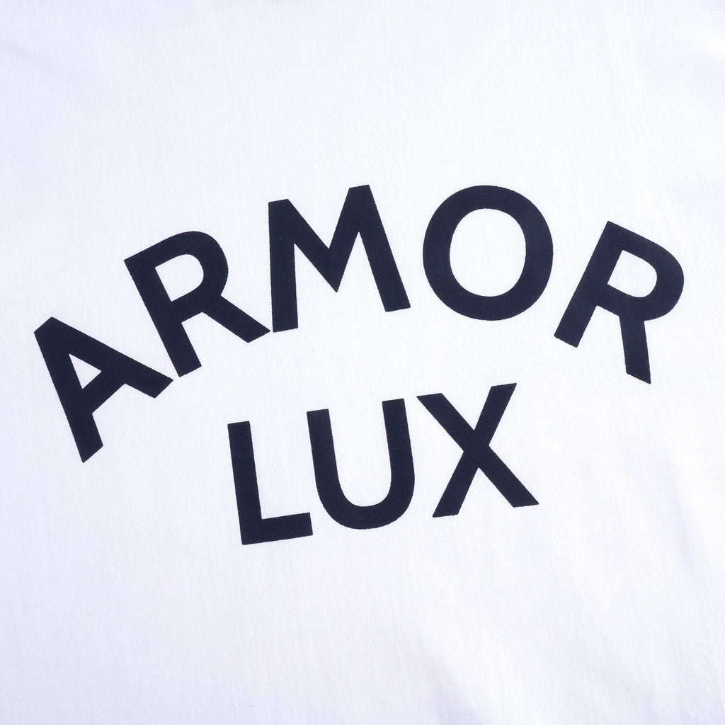 Heritage Cotton Logo T-Shirt - Blanc