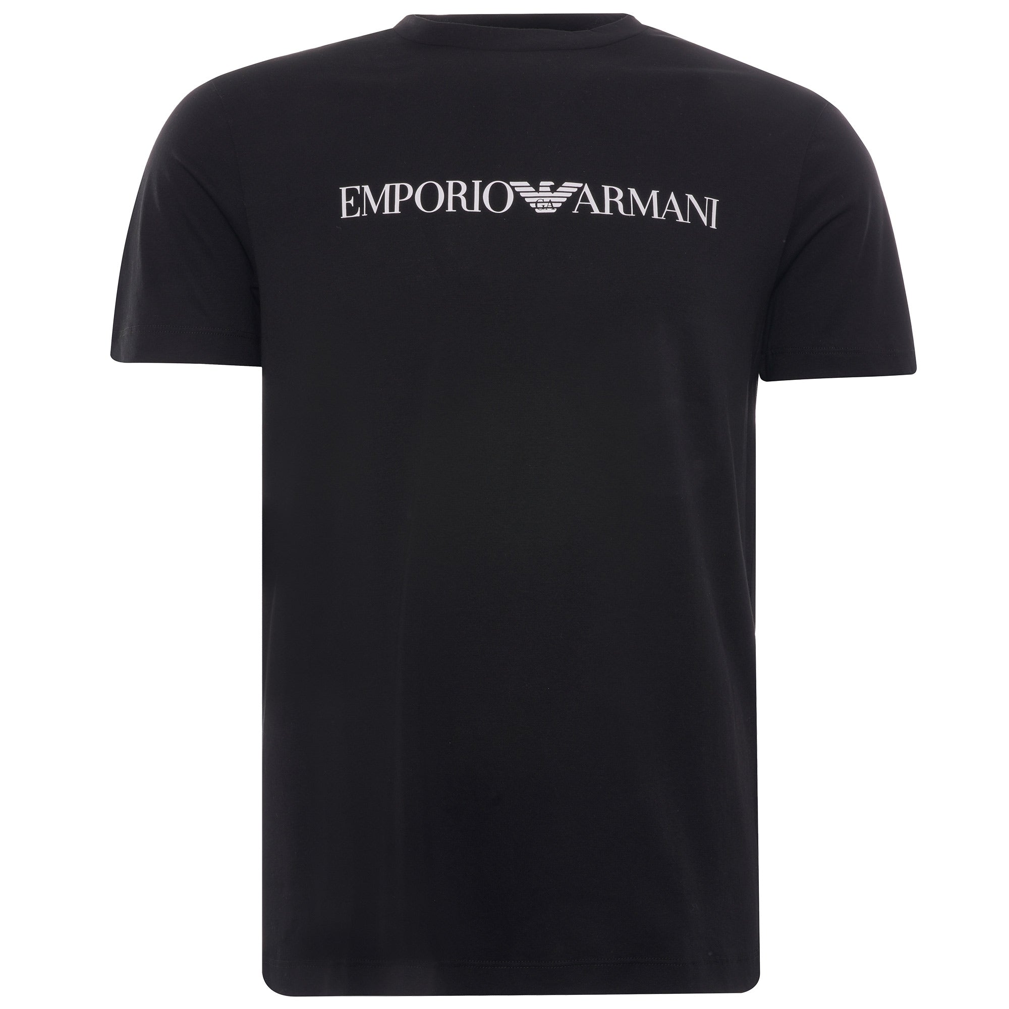 Jersey T-shirt with ÒThe Eagle BrandÓ Logo - Nero