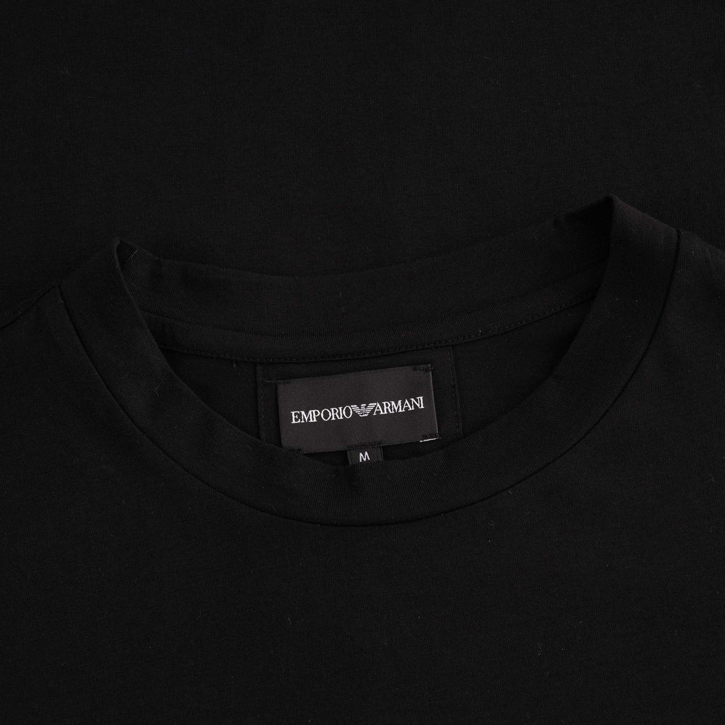 Jersey T-shirt with ÒThe Eagle BrandÓ Logo - Nero
