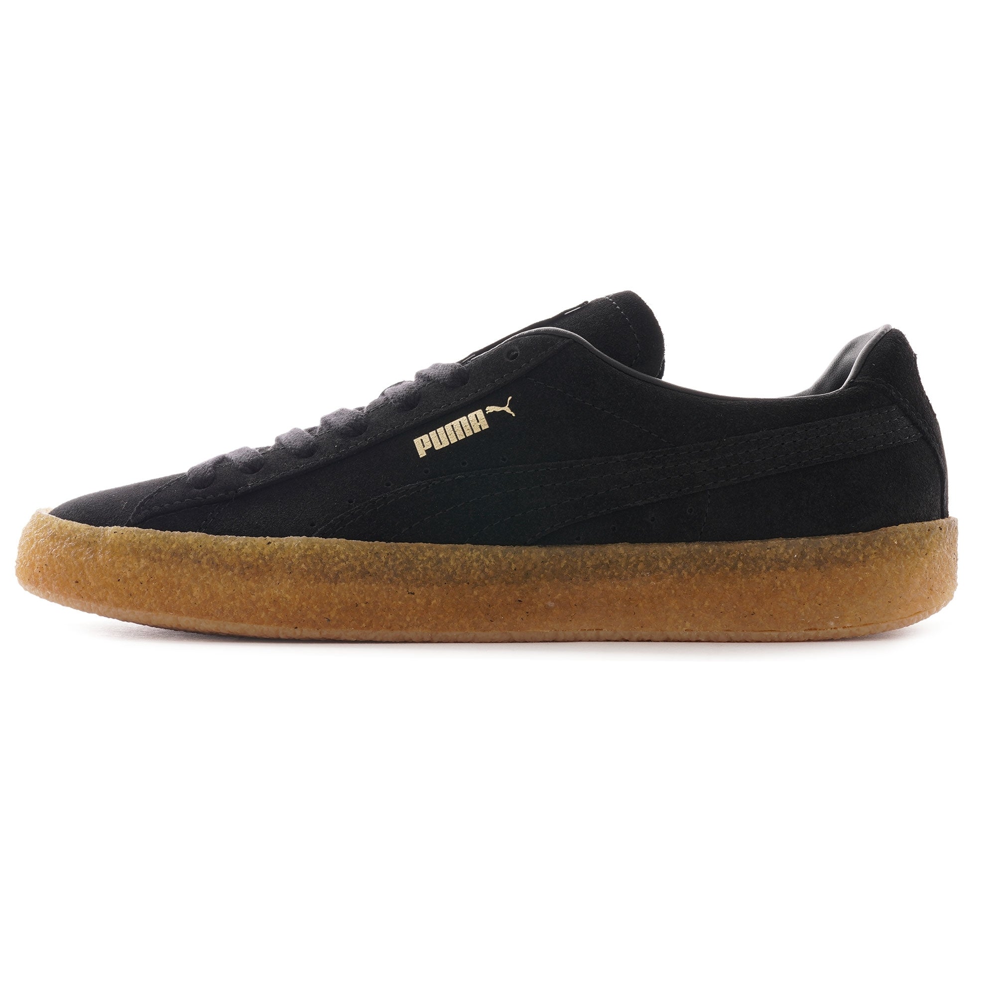 Suede Crepe Trainers - Black