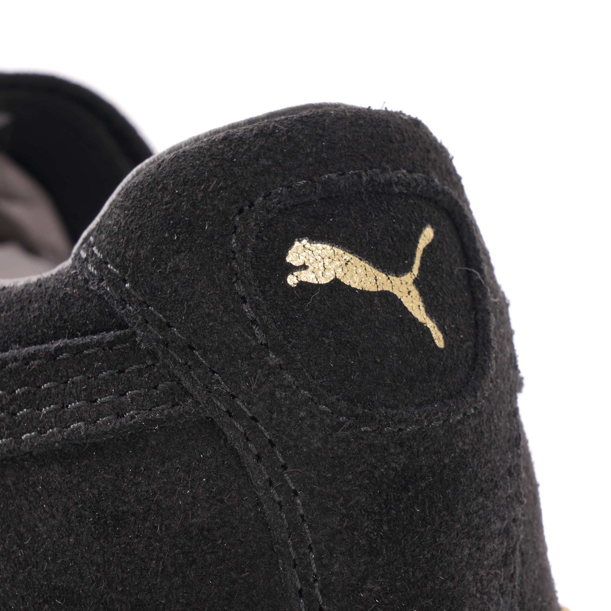 Suede Crepe Trainers - Black