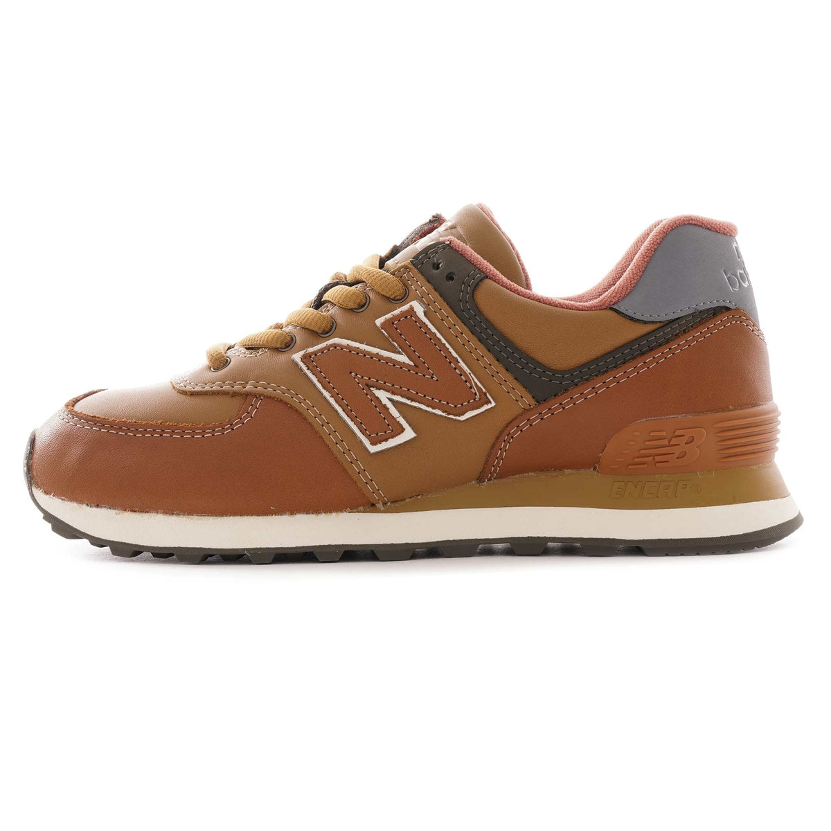 New Balance 574 Leather | Brown | ML574OMA-BRN – Dandy Fellow