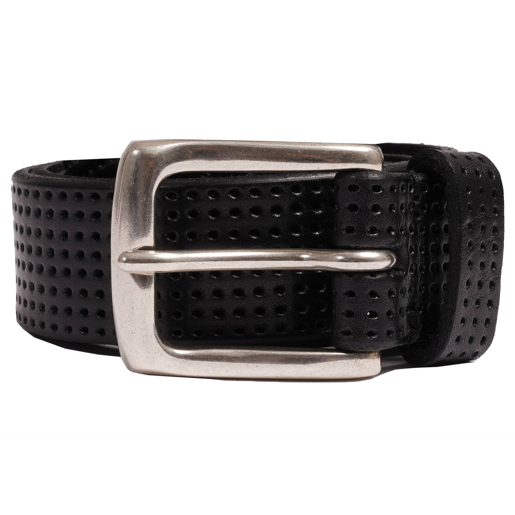 Anderson's Belts Perforated Leather Belt - Black