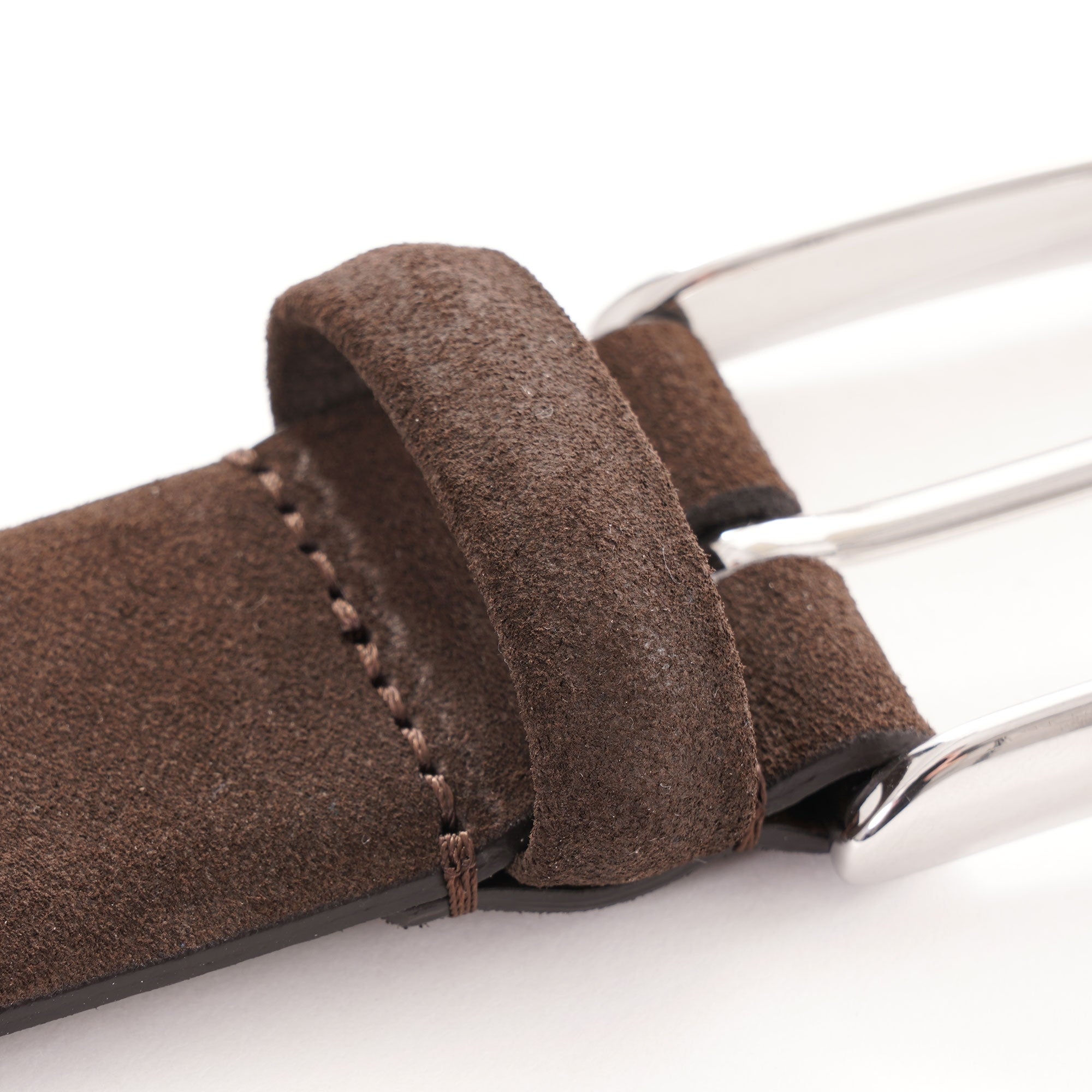 Anderson's Belts Suede Belt - Brown
