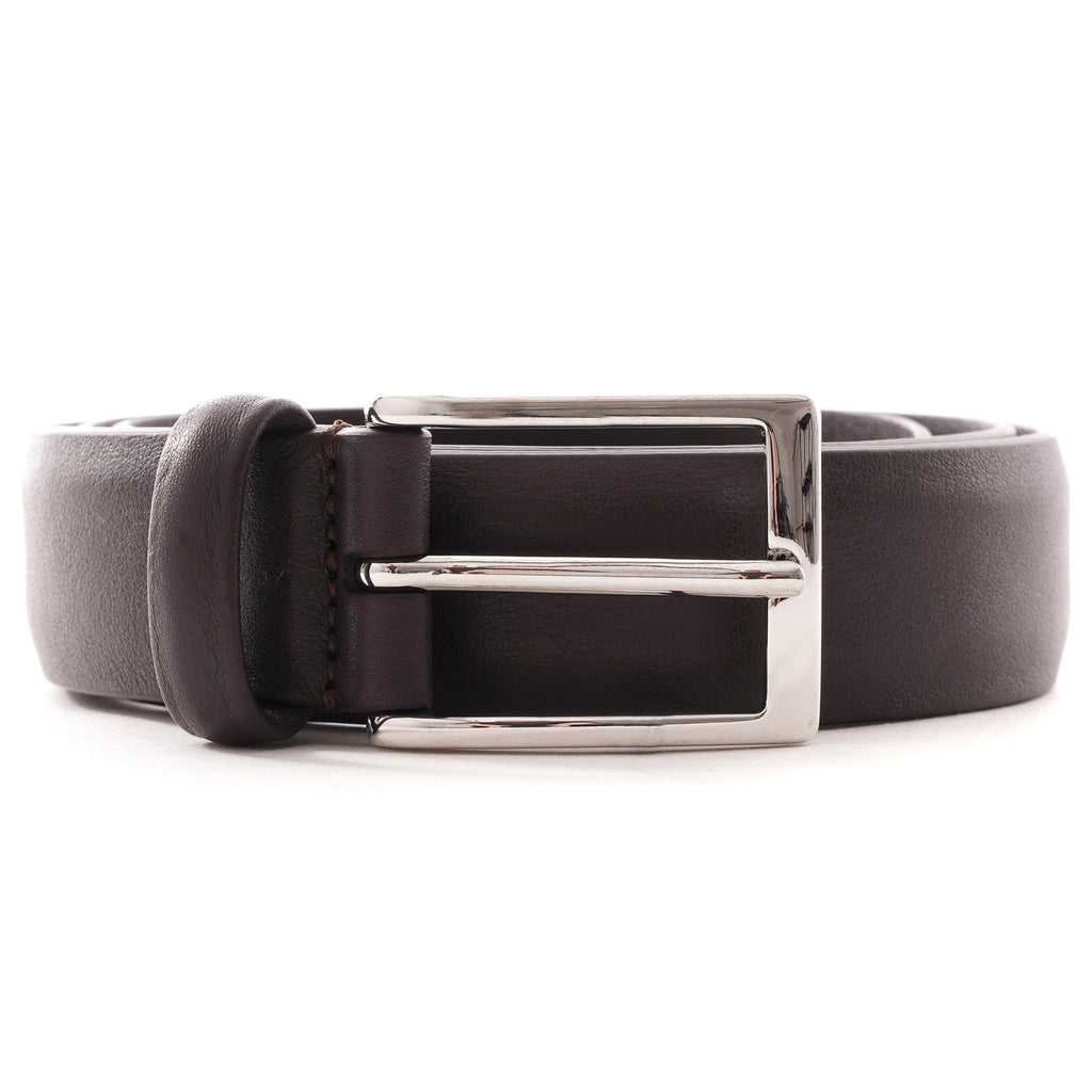 Anderson's Belts Nappa Leather Belt - Dark Brown