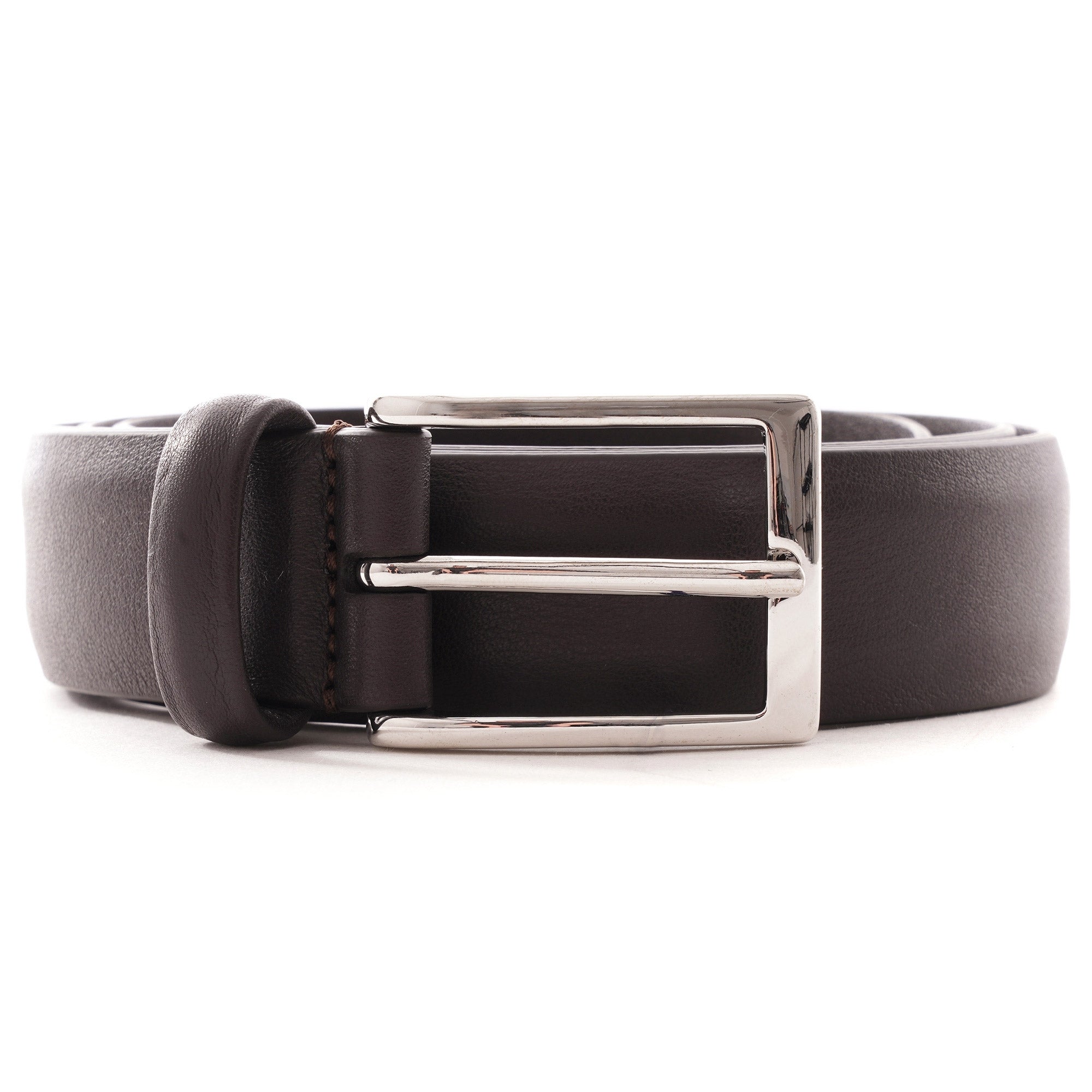 Anderson's Belts Nappa Leather Belt - Dark Brown