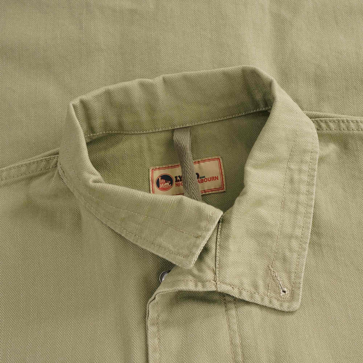 Nigel Cabourn Zip Military Jacket - Green NCJK54-GRN MILI JCKT 