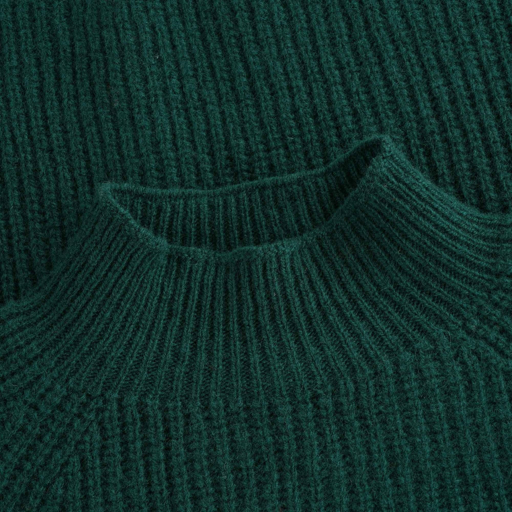 Open Uni Knit Jumper - Green