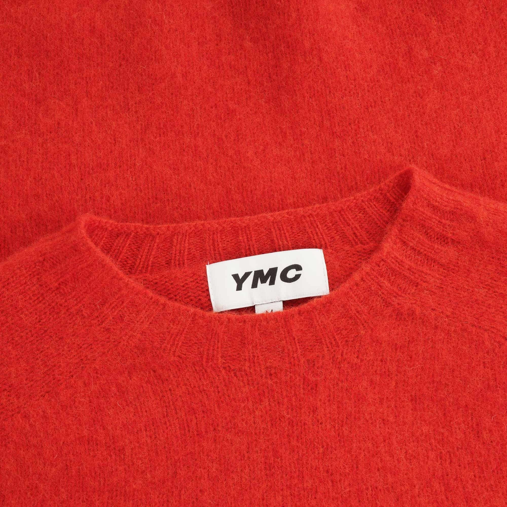 Suedehead Crew Neck Jumper - Red