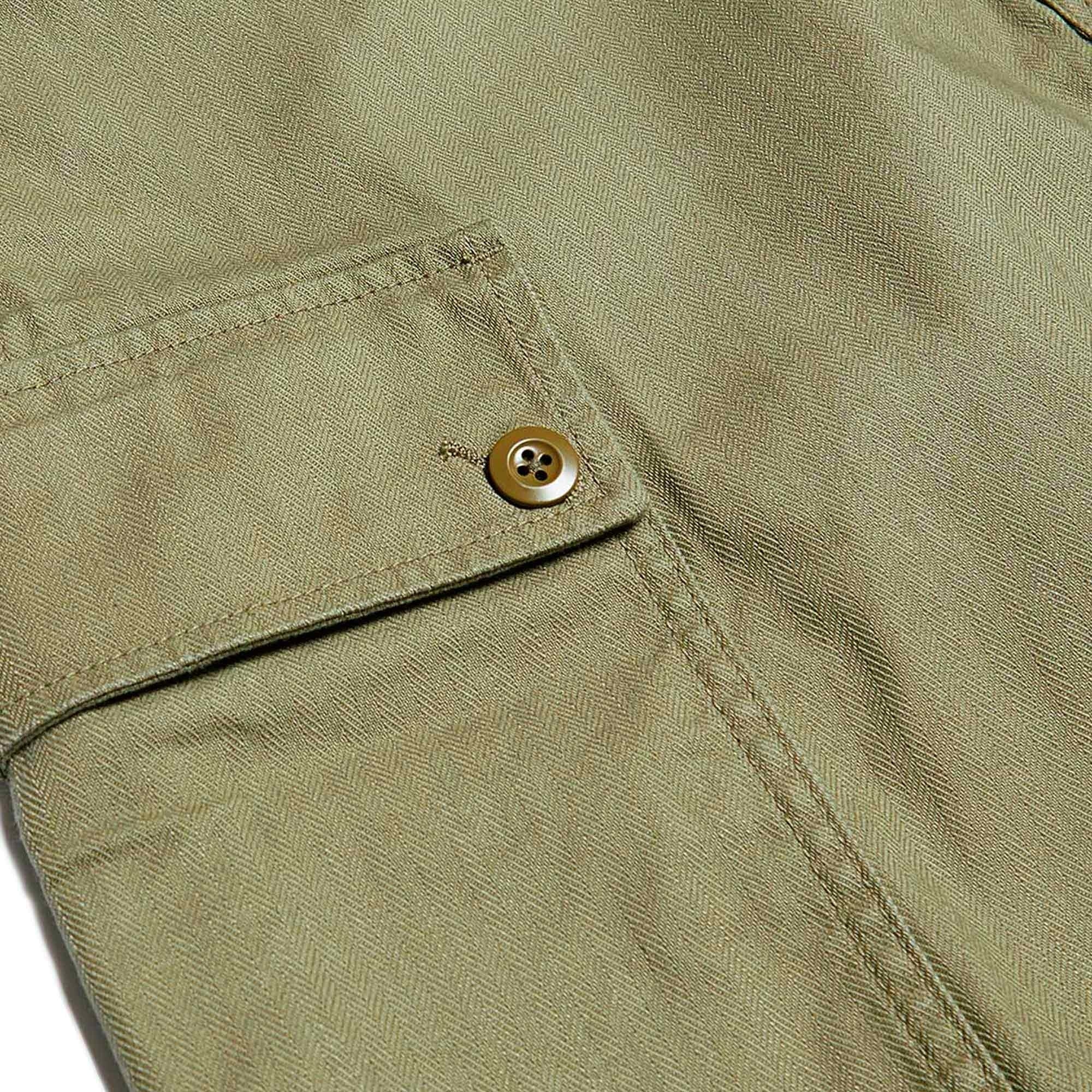 ナイジェルケーボンDUTCH PANT HERRINGBONE 38インチ Nigel Cabourn Dutch Pant Cotton Herringbone Twill | US Green