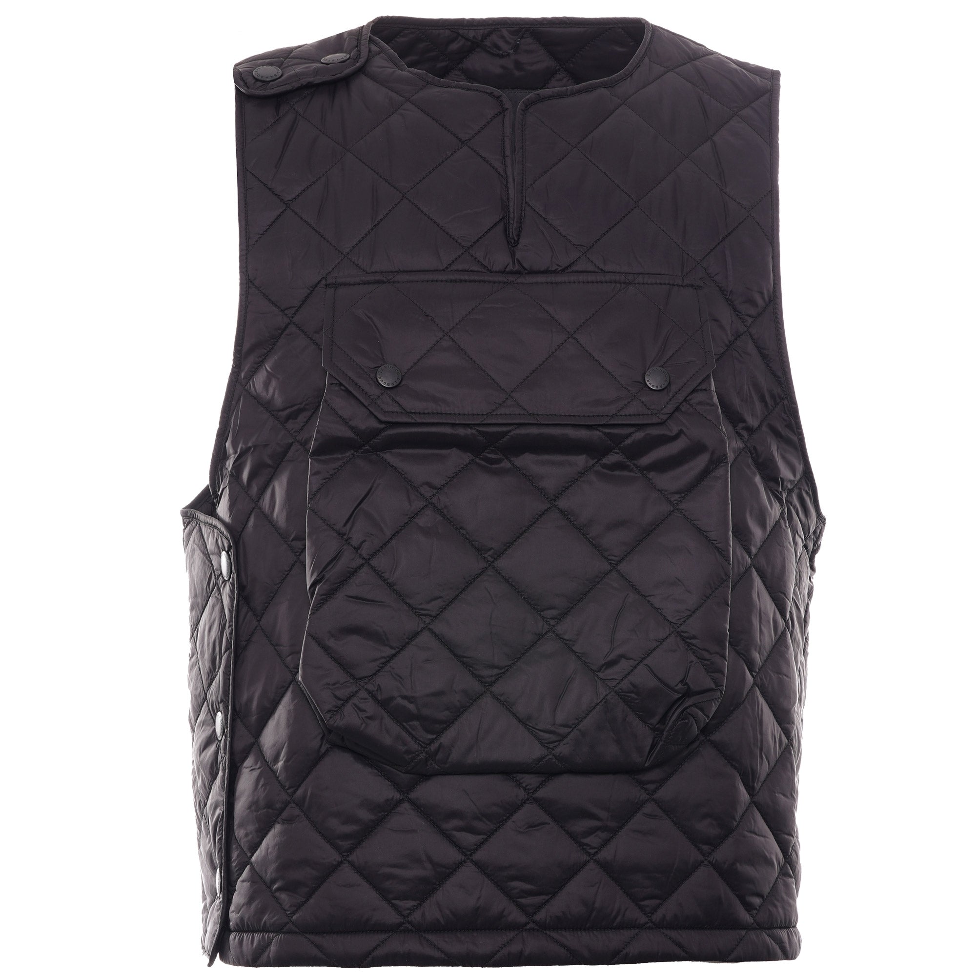 Barbour Engineered Pop Quilted Vest - Black MQU1295-BK – Dandy Fellow