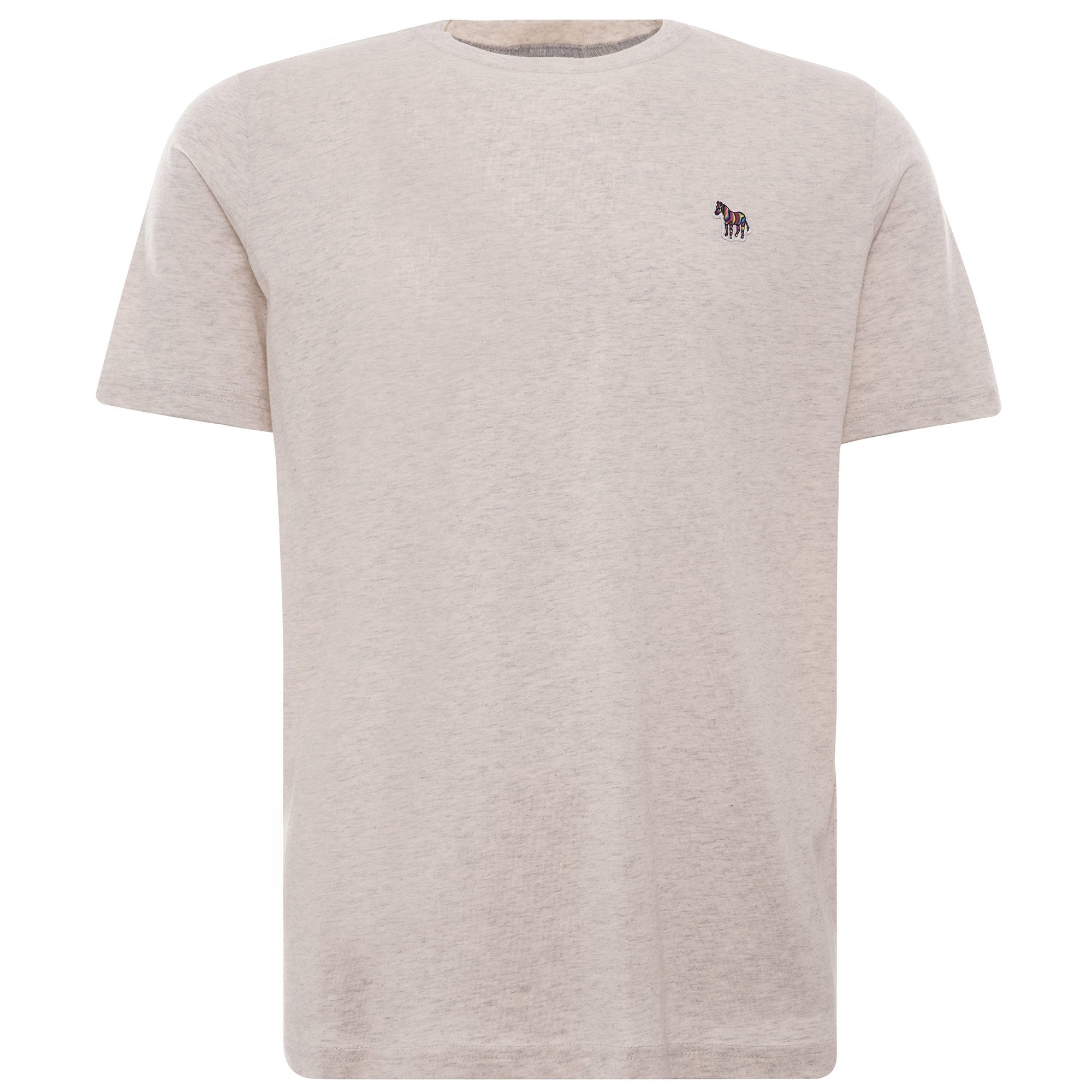 Organic-Cotton Zebra Logo T-Shirt - Off White
