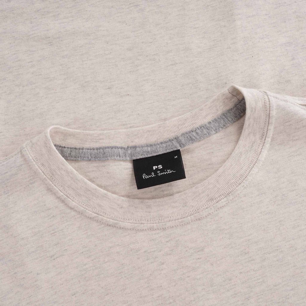 Organic-Cotton Zebra Logo T-Shirt - Off White