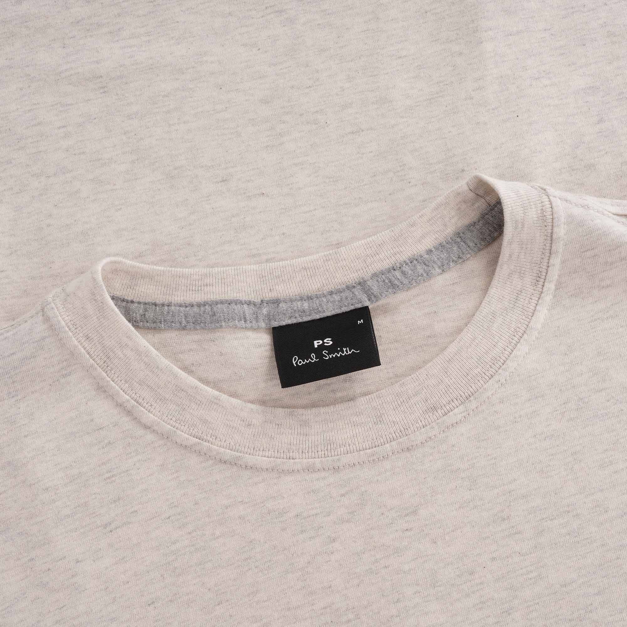 Organic-Cotton Zebra Logo T-Shirt - Off White