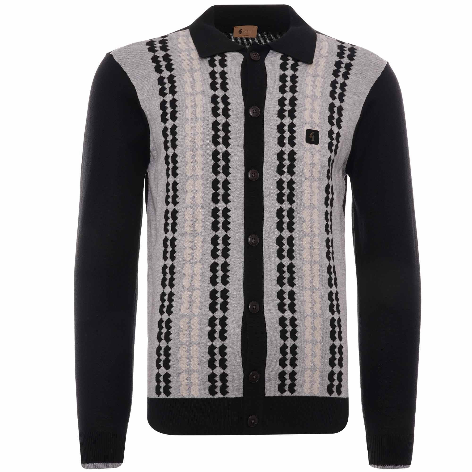 Nicolson Long Sleeve Knitted Cardigan - Black