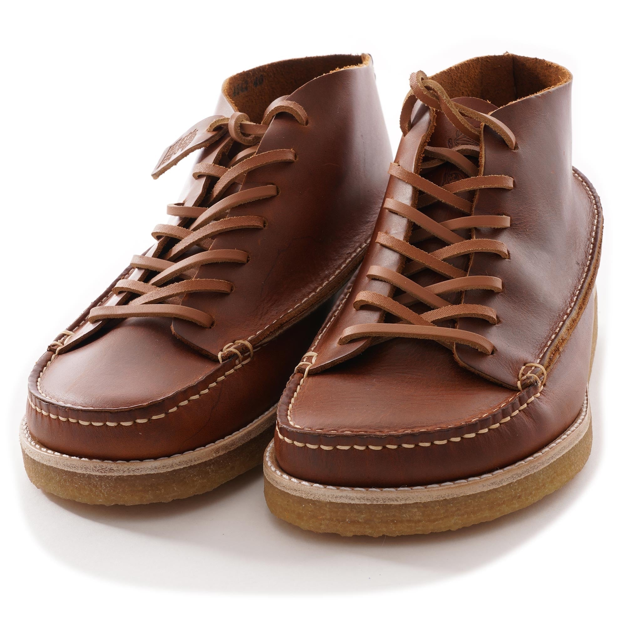 x Hikerdelic Derek Leather Chukka Boot - Apricot