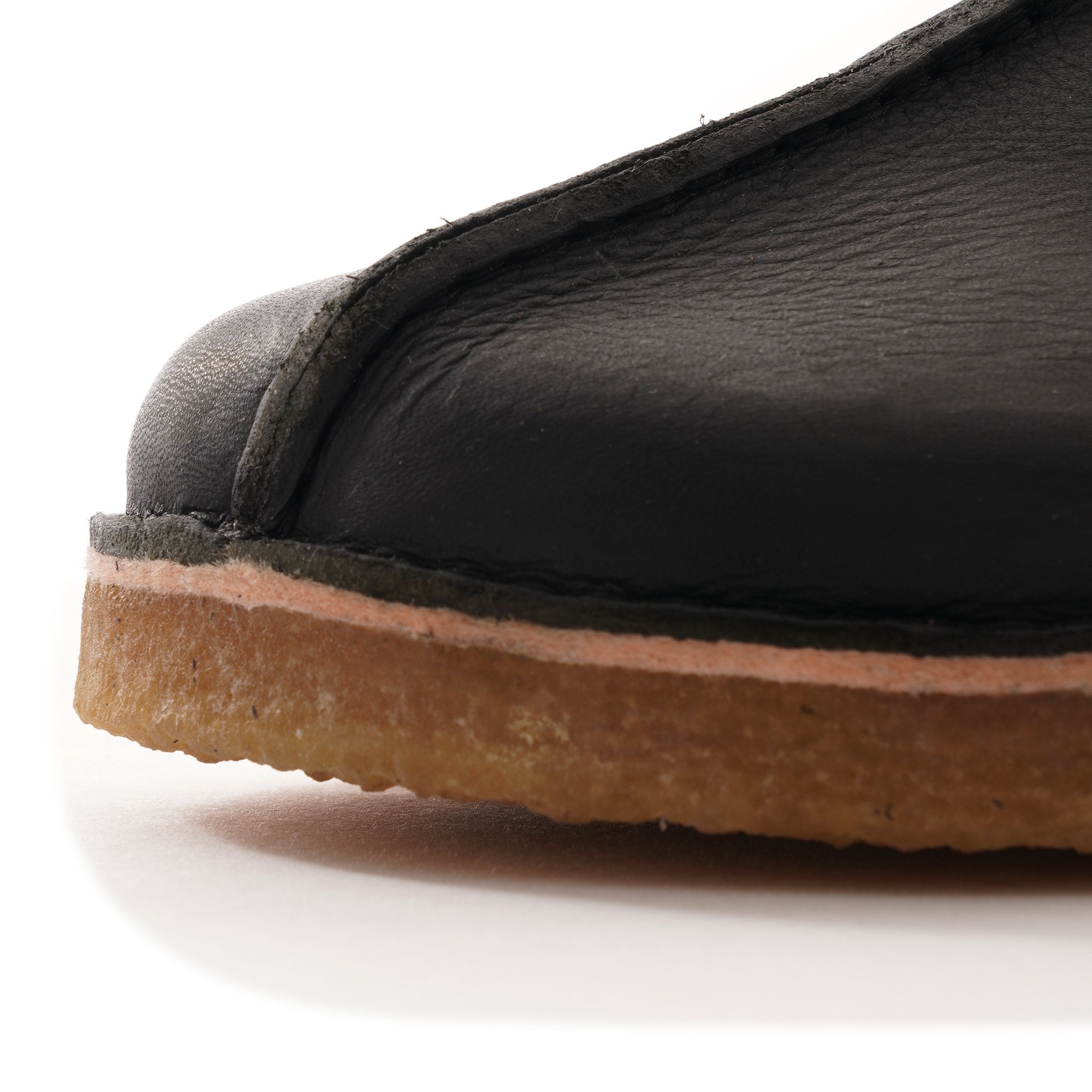 Caden Centre Seam Leather Shoes - Black