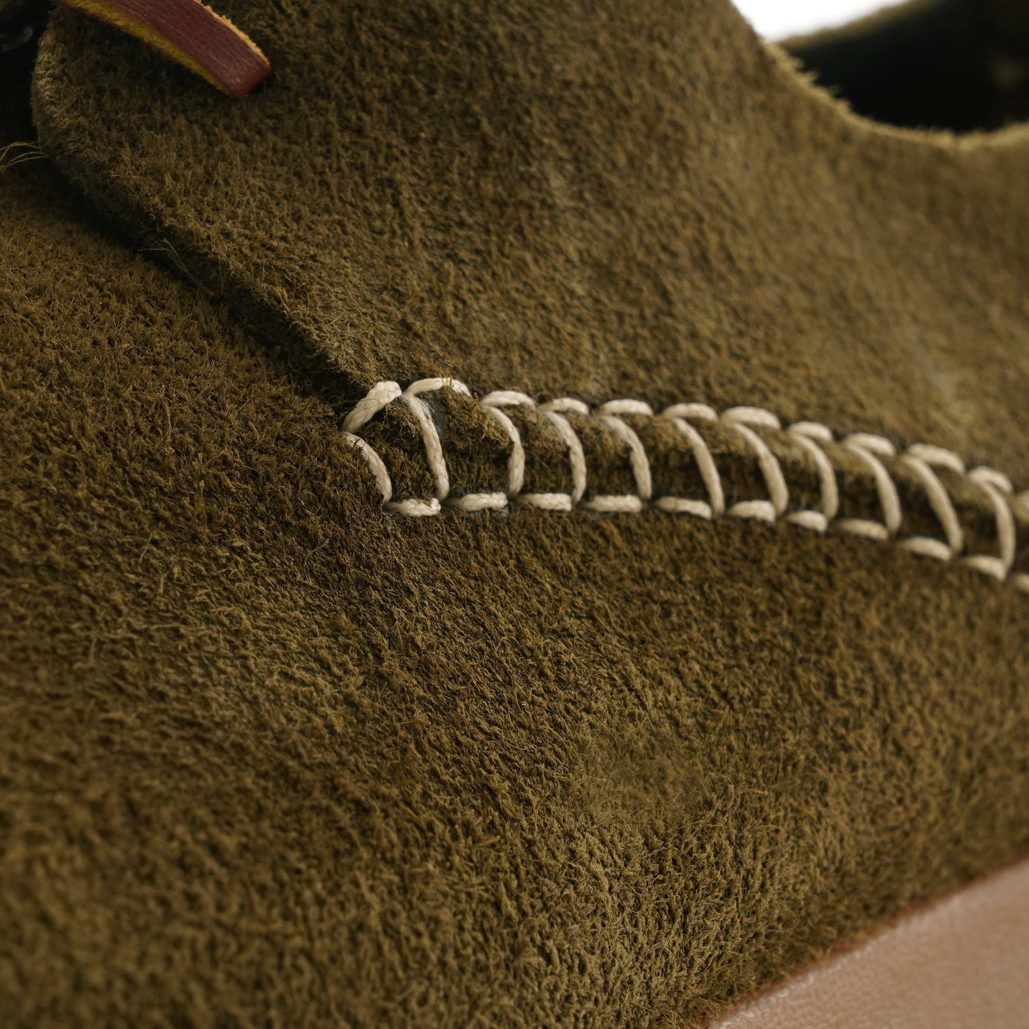 Lennon Hairy Suede - Dark Olive