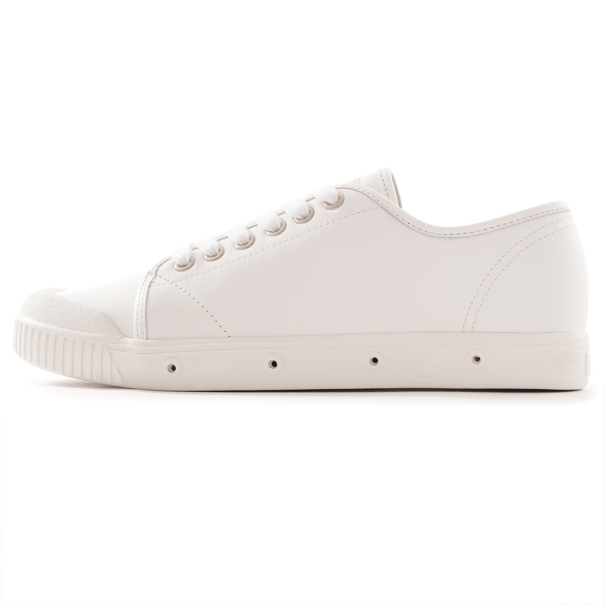 Spring Court Nappa Leather Shoes - White