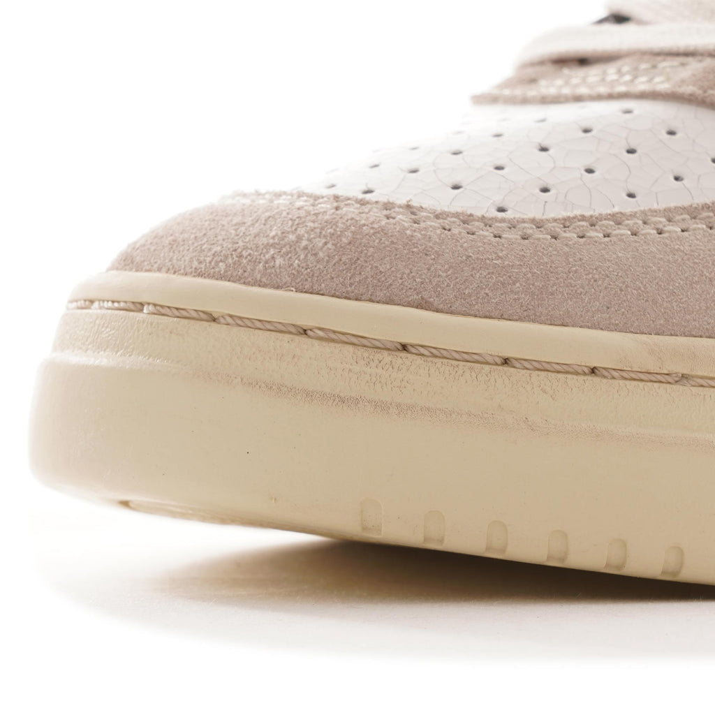 Autry Medalist Low Cracked Leather/Suede - White/Green