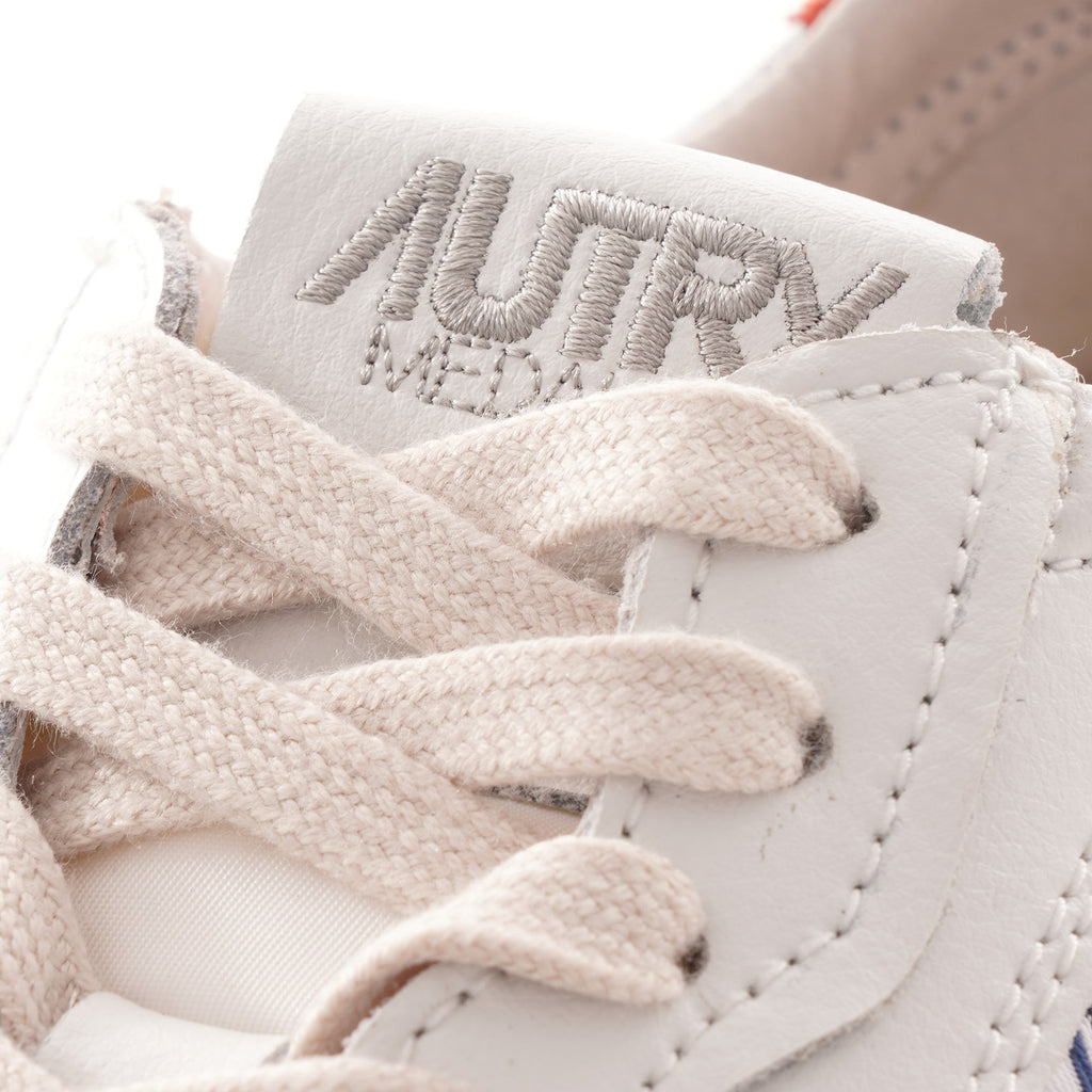 Medalist Low Leather/Suede - White/Orange