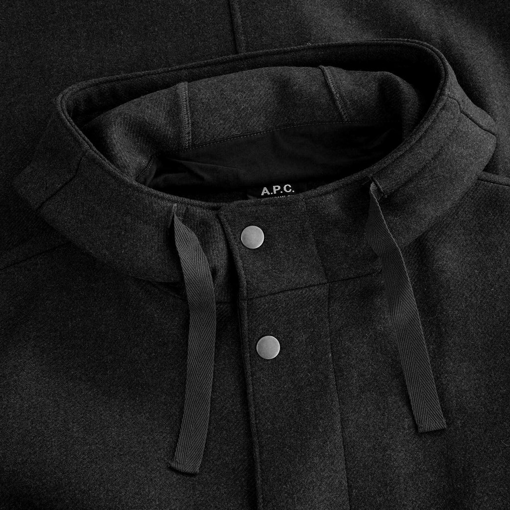 A.P.C. Marc Wool Parka - Noir