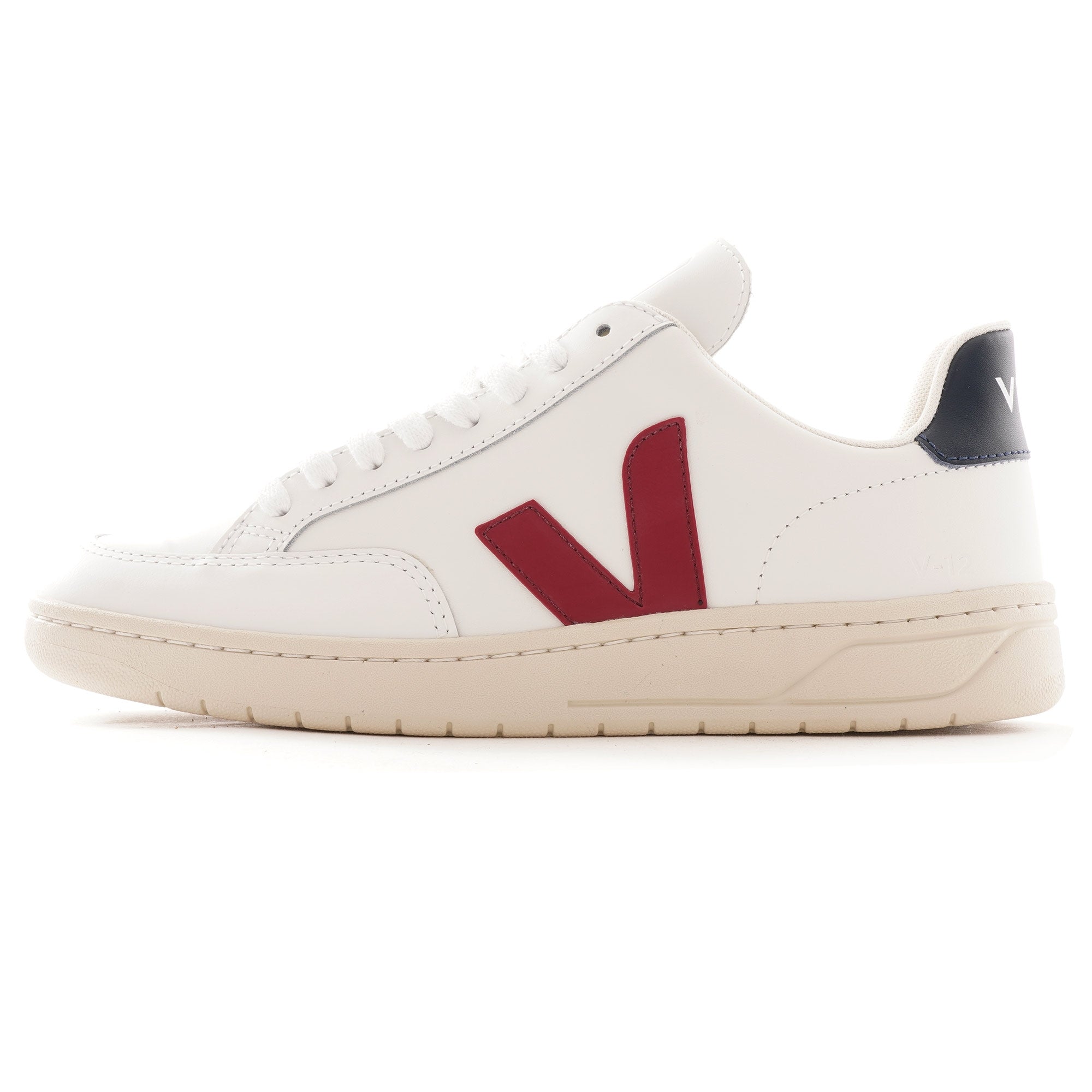 Womens V-12 Leather - White