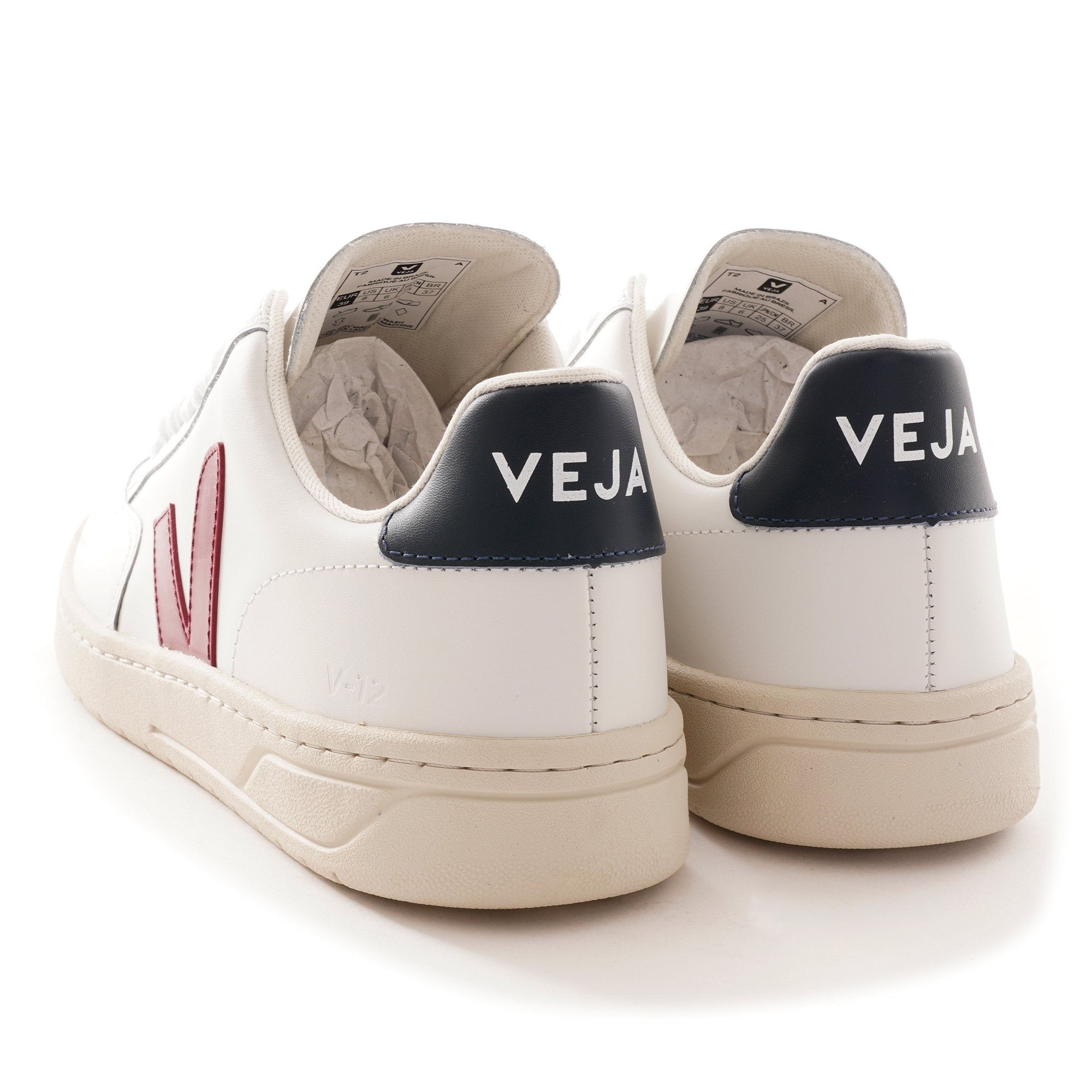 Womens V-12 Leather - White