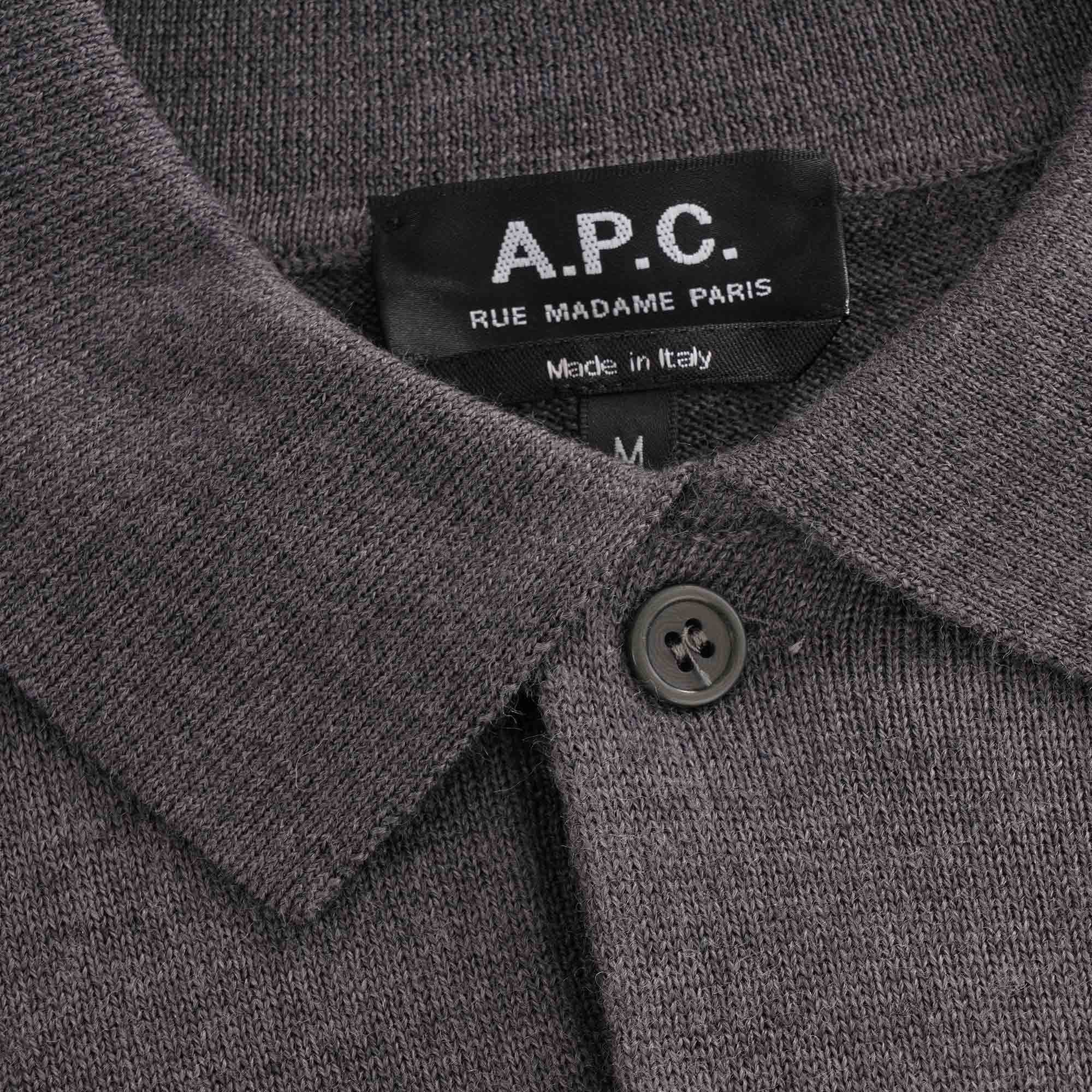 A.P.C. Jerry Polo Shirt - Anthracite
