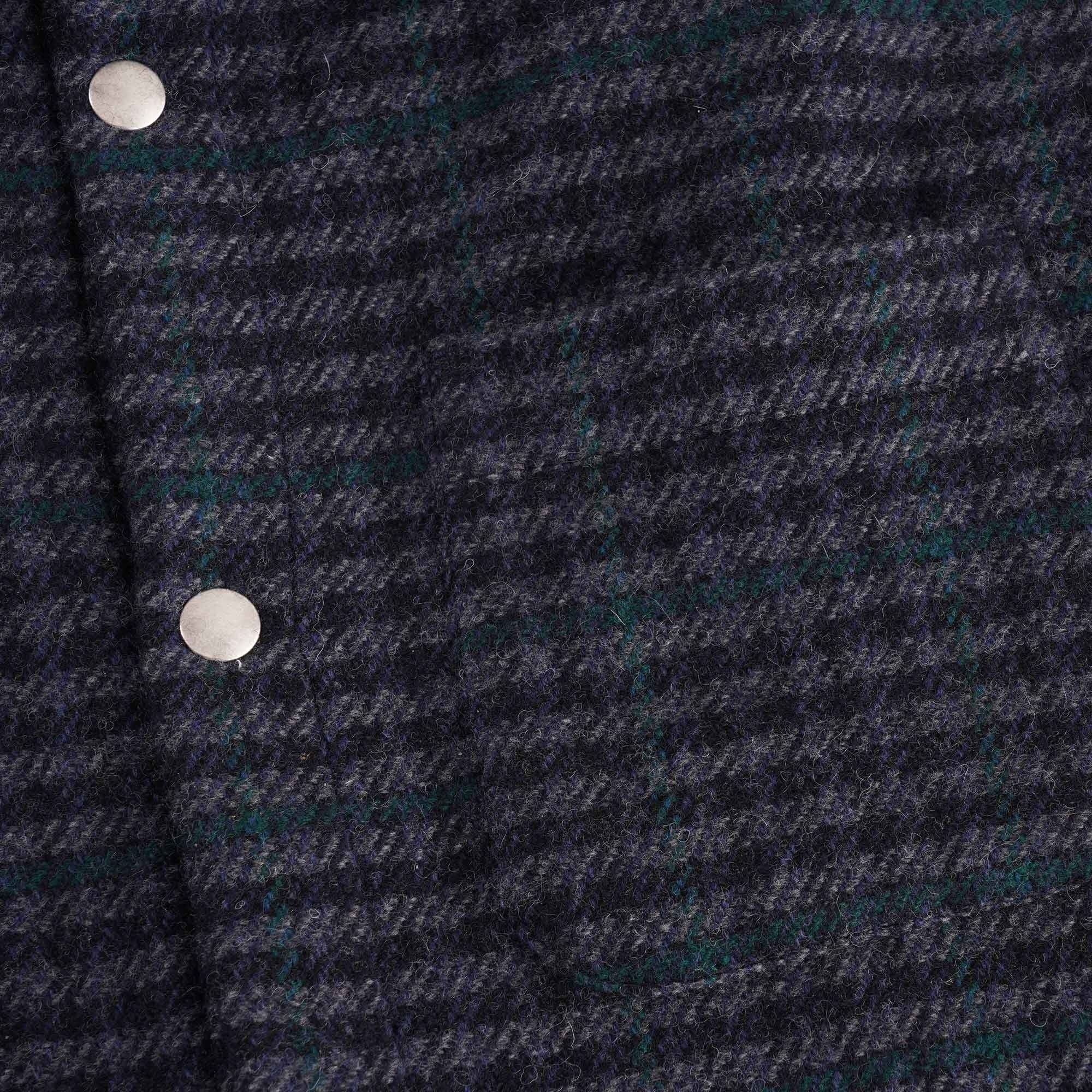 A.P.C. Trek Recycled Check Overshirt - Dark Navy