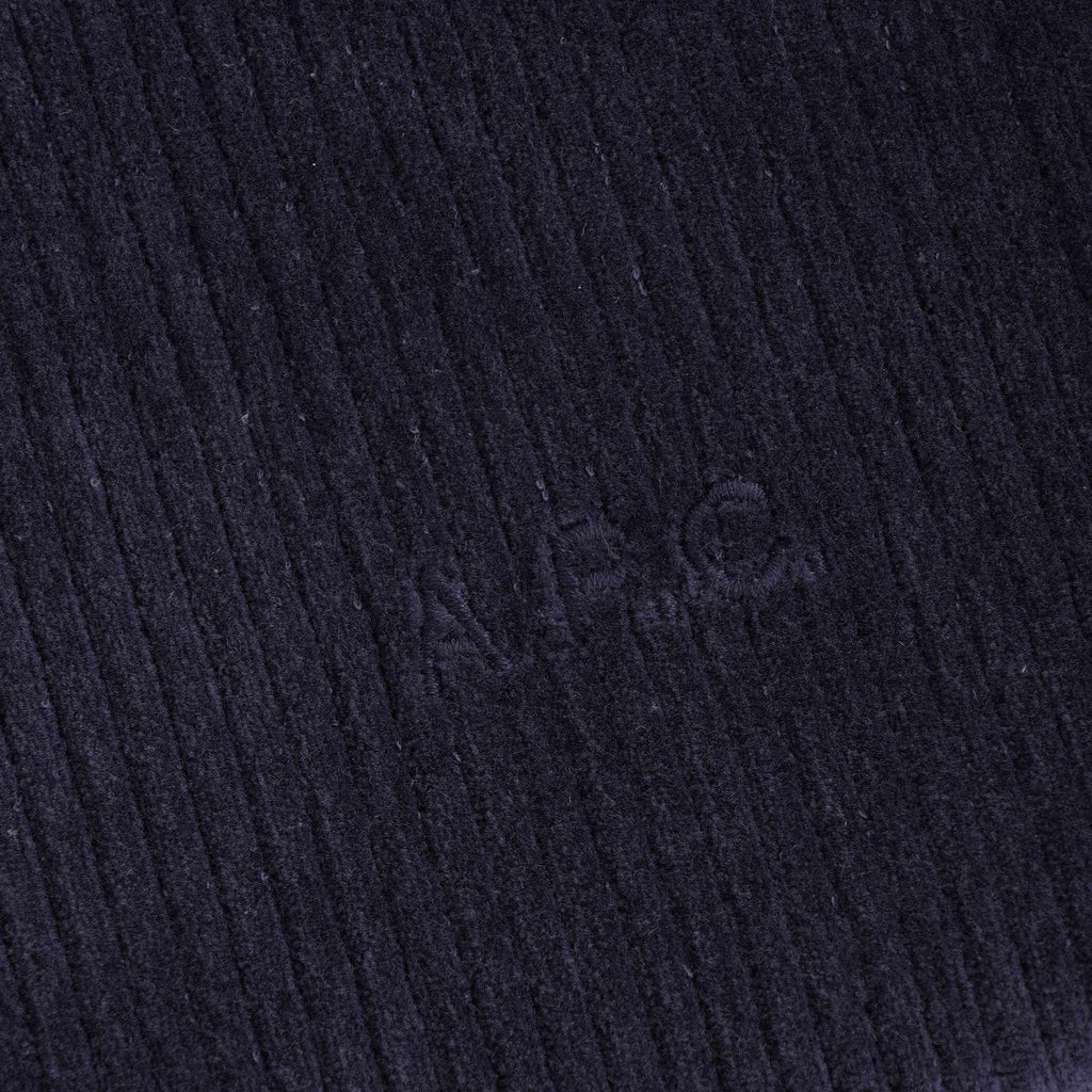 A.P.C. Remy Corduroy Crew Sweatshirt - Dark Navy