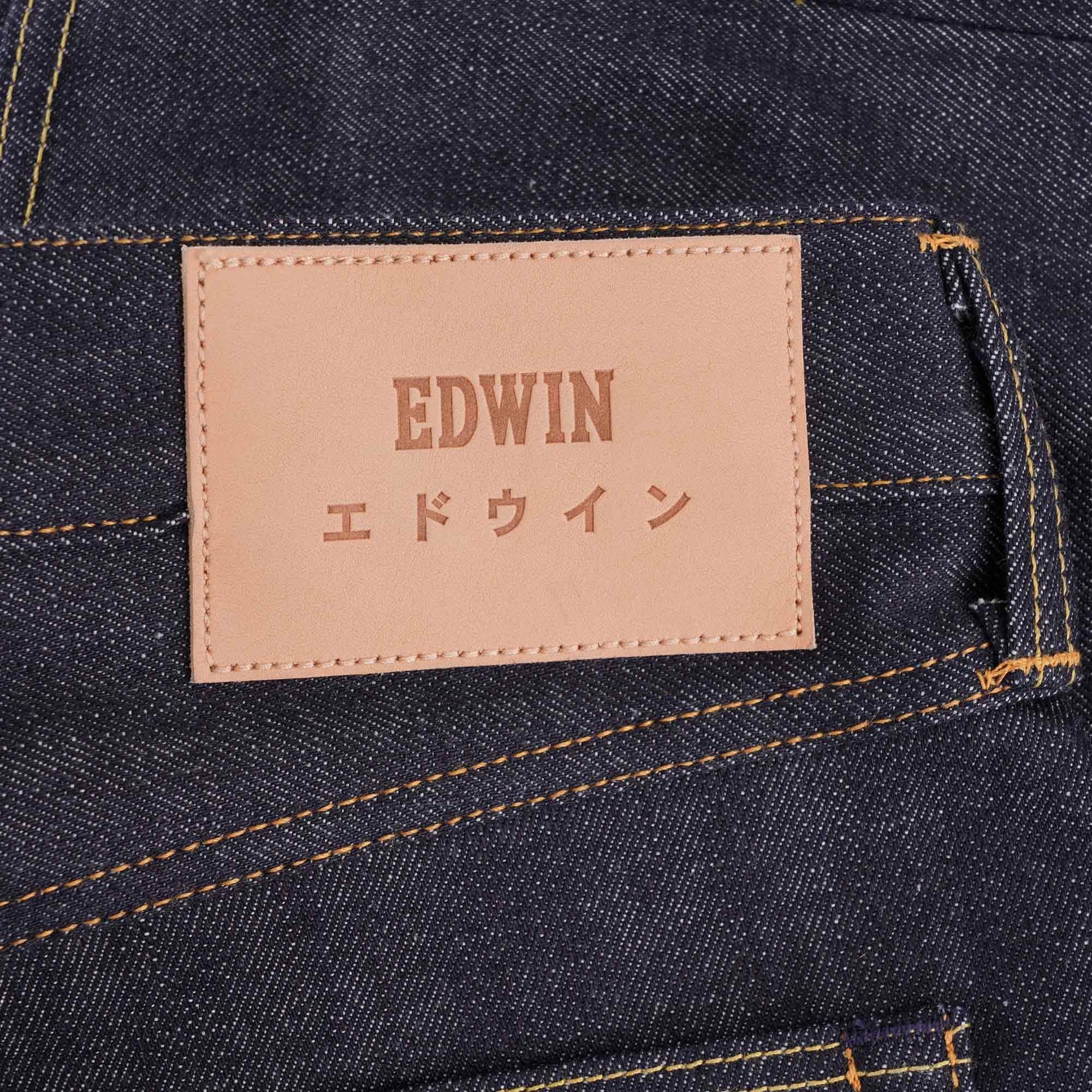 Edwin ED-55 Regular Tapered Jeans - Red Listed Selvedge - Unwashed