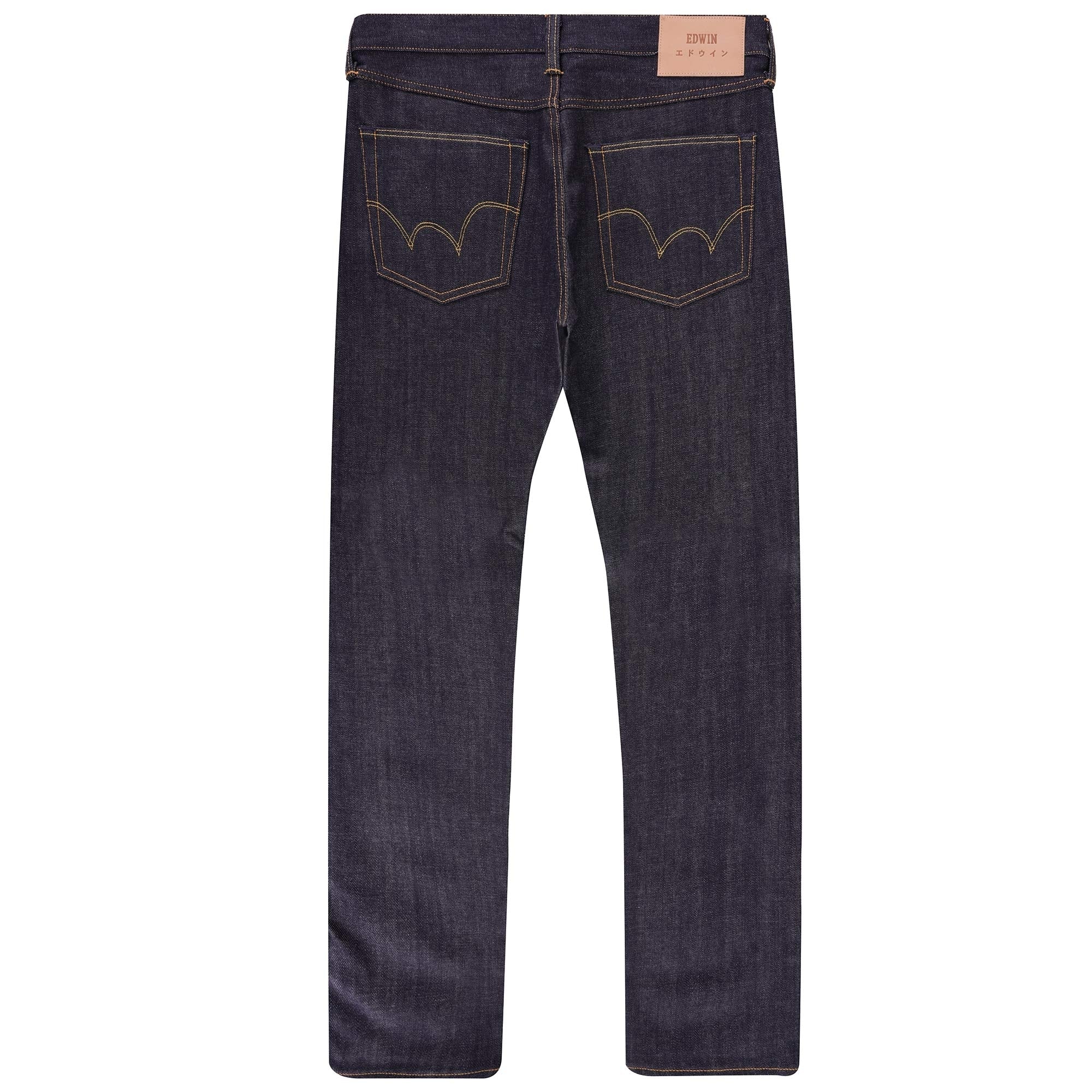 Edwin ED-55 Regular Tapered Jeans - Red Listed Selvedge - Unwashed
