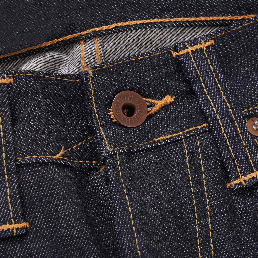 Edwin ED-47 Red Listed Selvedge Denim - Unwashed