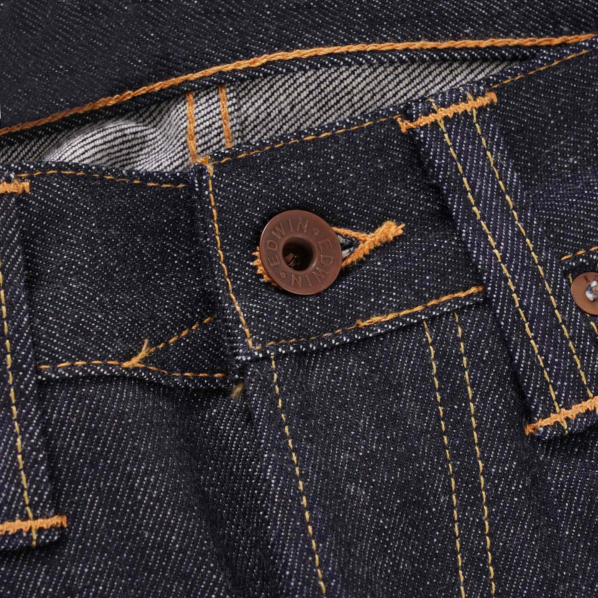 ED-47 Red Listed Selvedge Denim - Unwashed