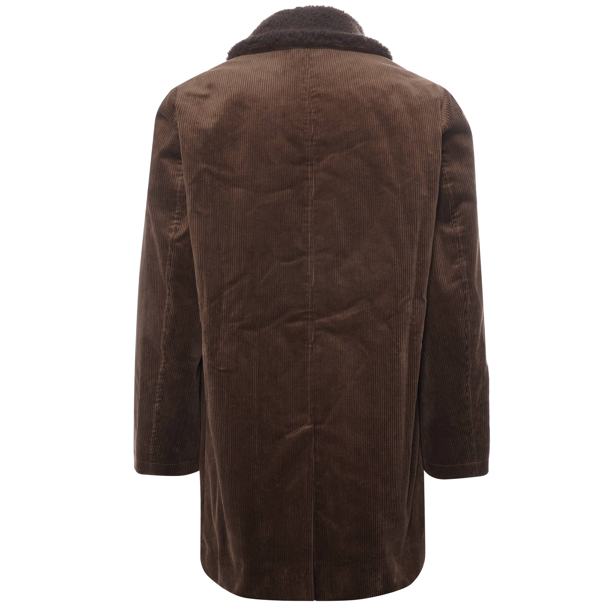 Oliver Spencer Newington Coat Kingsley Cord - Ginger
