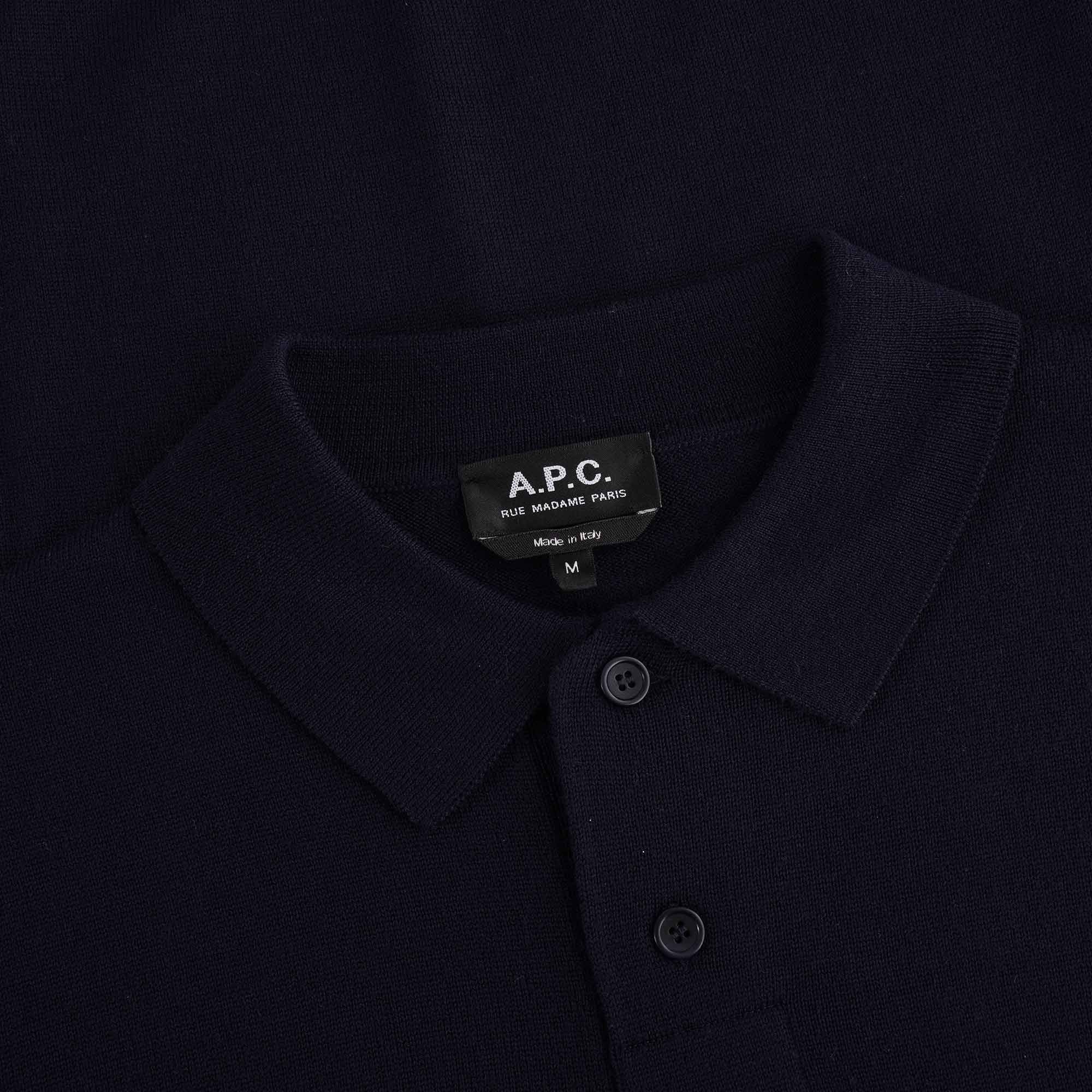 A.P.C. Jerry Polo Shirt - Dark Navy