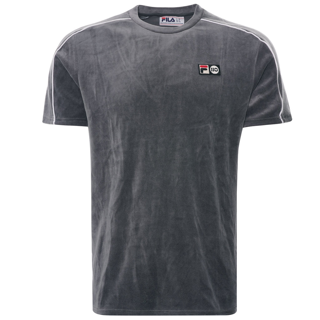 Fila Vintage 110 Velour Hector T-Shirt - Castle Rock