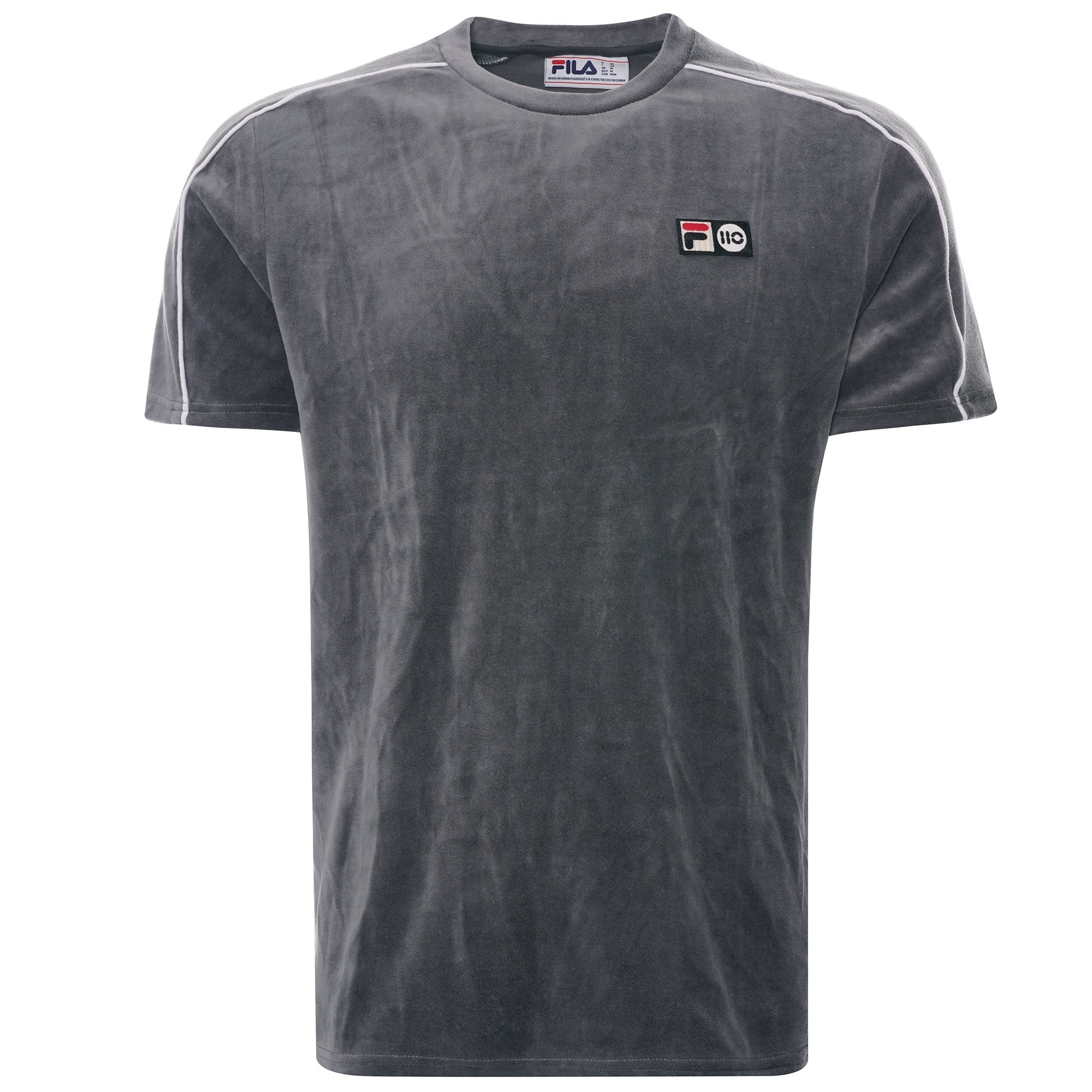 Fila Vintage 110 Velour Hector T-Shirt - Castle Rock