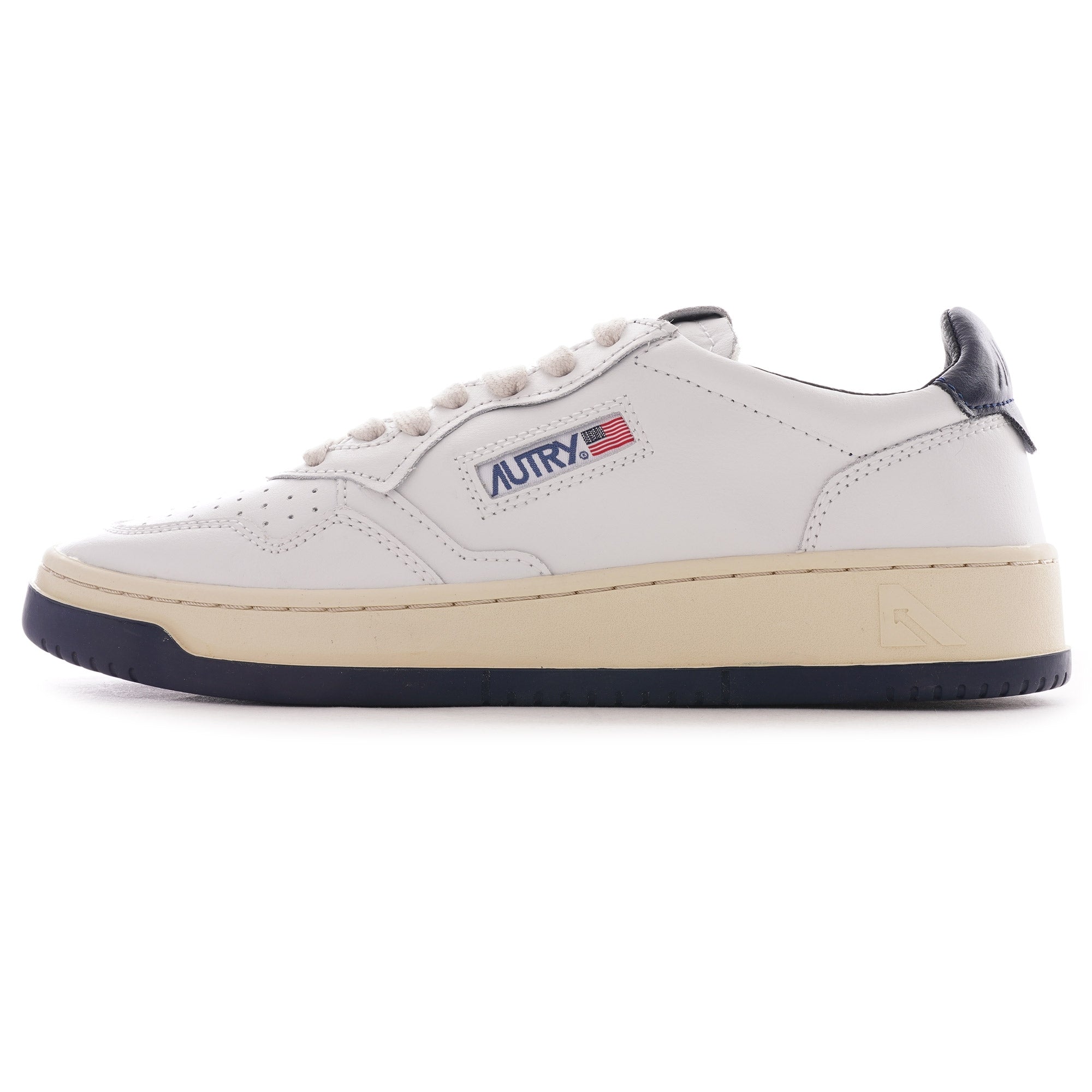 Autry Medalist Low - White/Blue