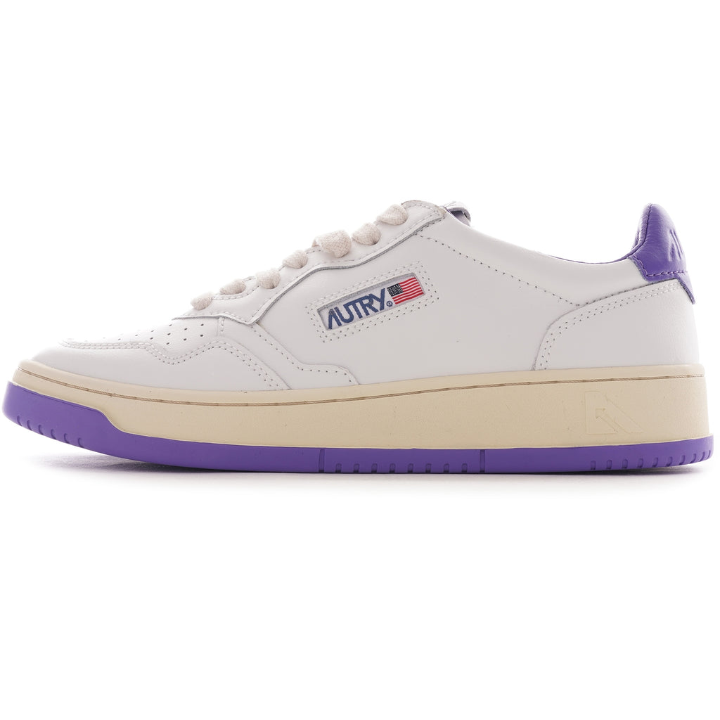 Autry Medalist Low - White/Purple