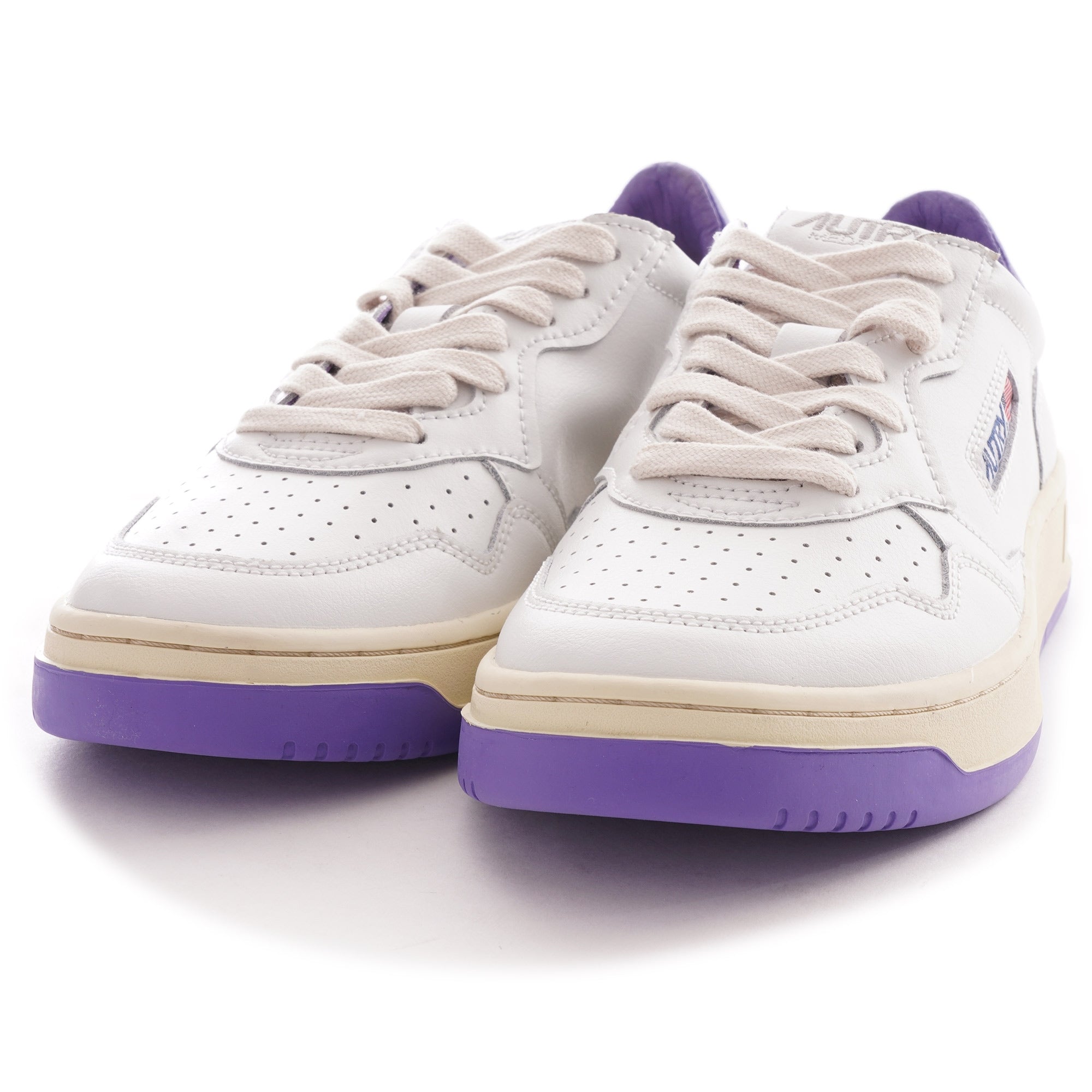 Autry Medalist Low - White/Purple