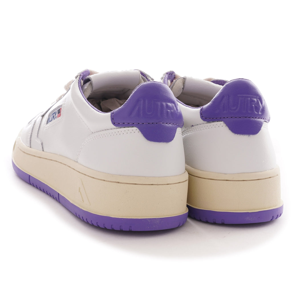 Autry Medalist Low - White/Purple
