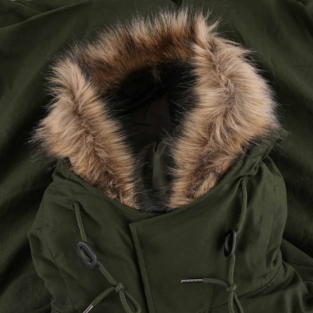Fred Perry Zip-In Liner Parka - Hunting Green