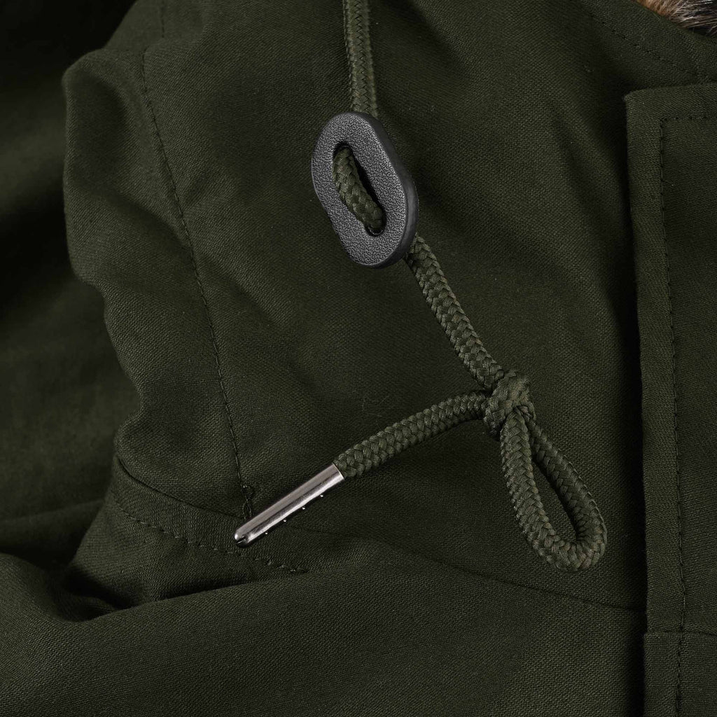 Fred Perry Zip-In Liner Parka - Hunting Green