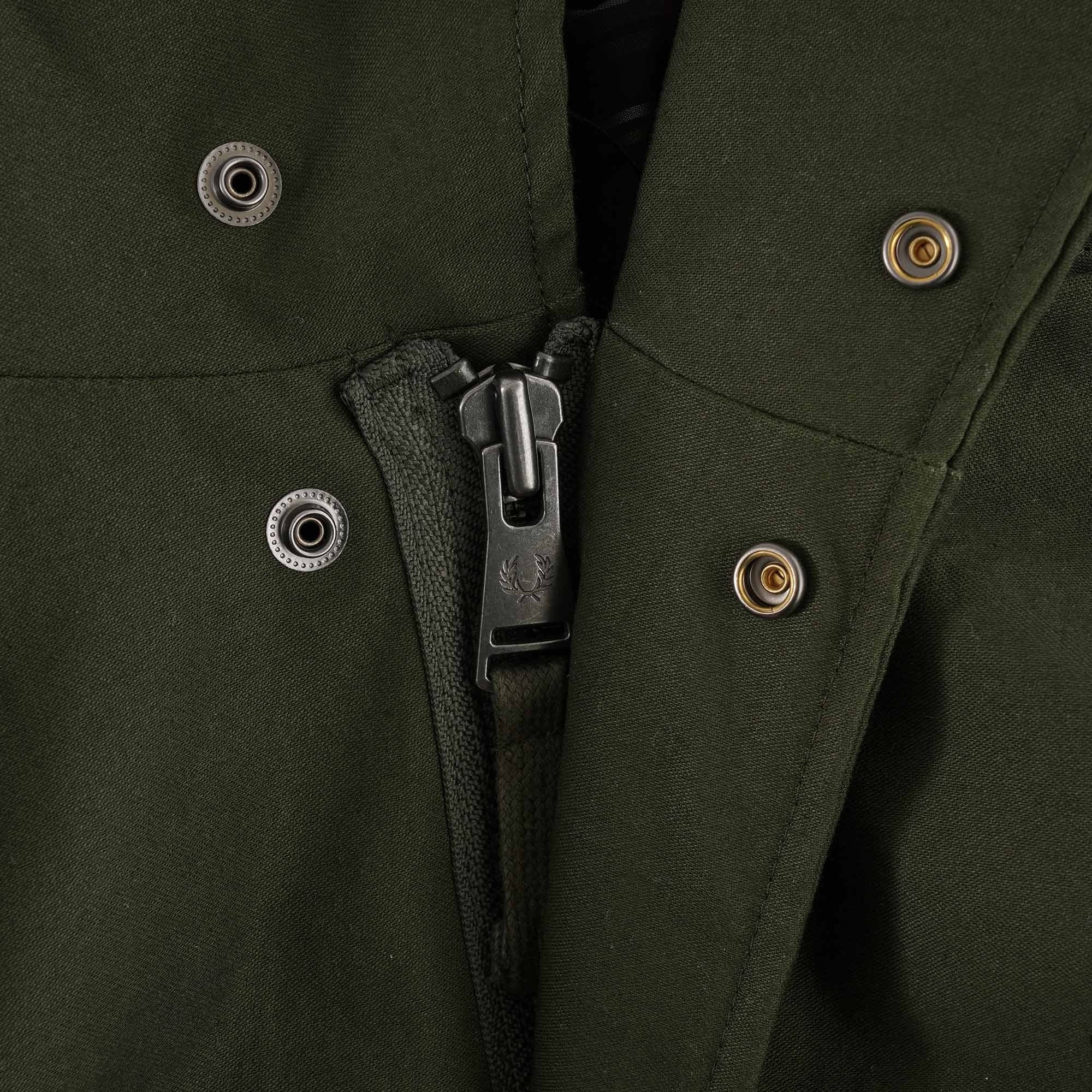 Fred Perry Zip-In Liner Parka - Hunting Green