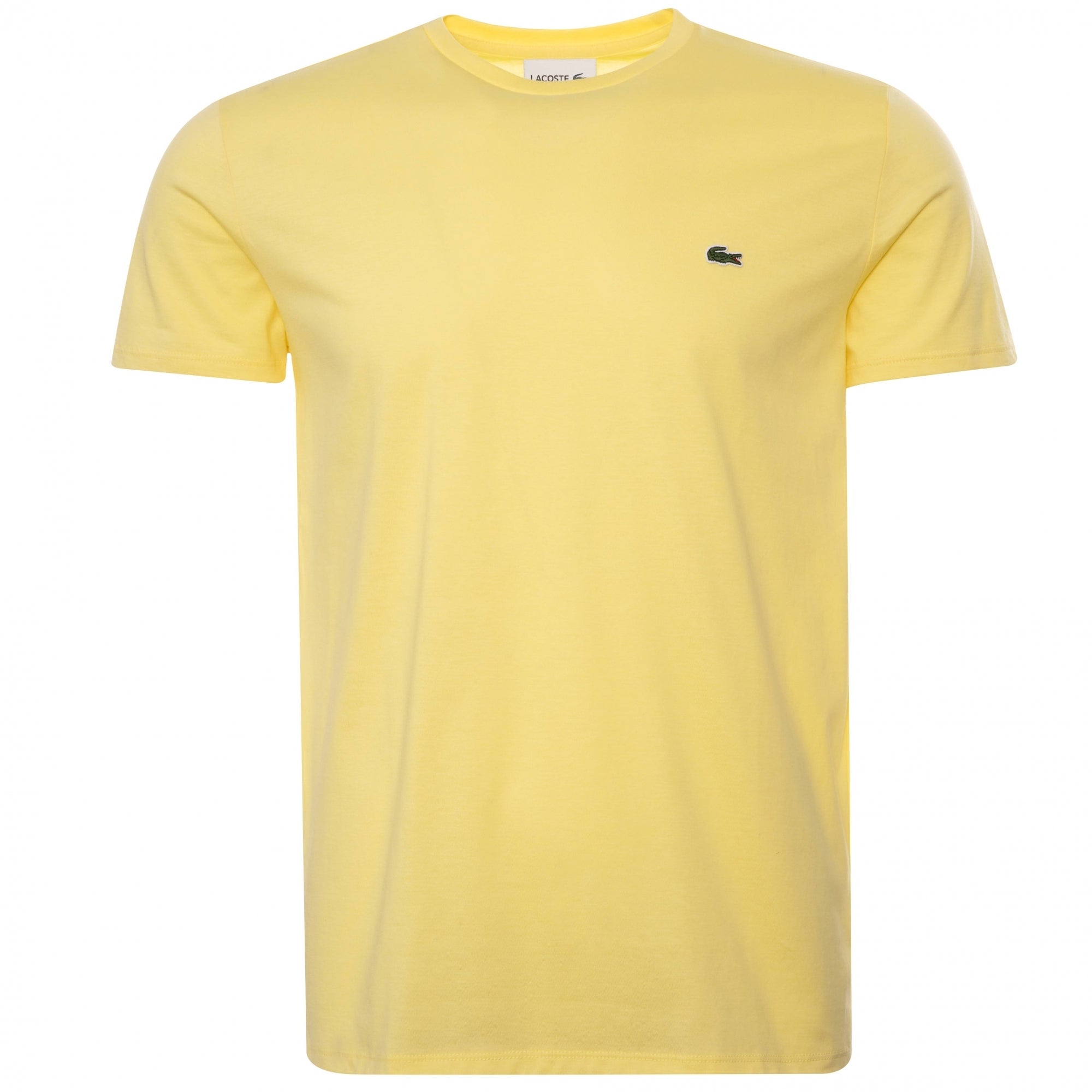 Lacoste Pima Cotton Jersey T-Shirt - Yellow