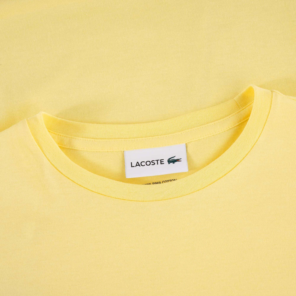 Lacoste Pima Cotton Jersey T-Shirt - Yellow