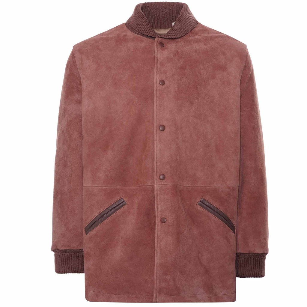 Levis® Made and Crafted® Suede Sports Bomber Jacket - Copper