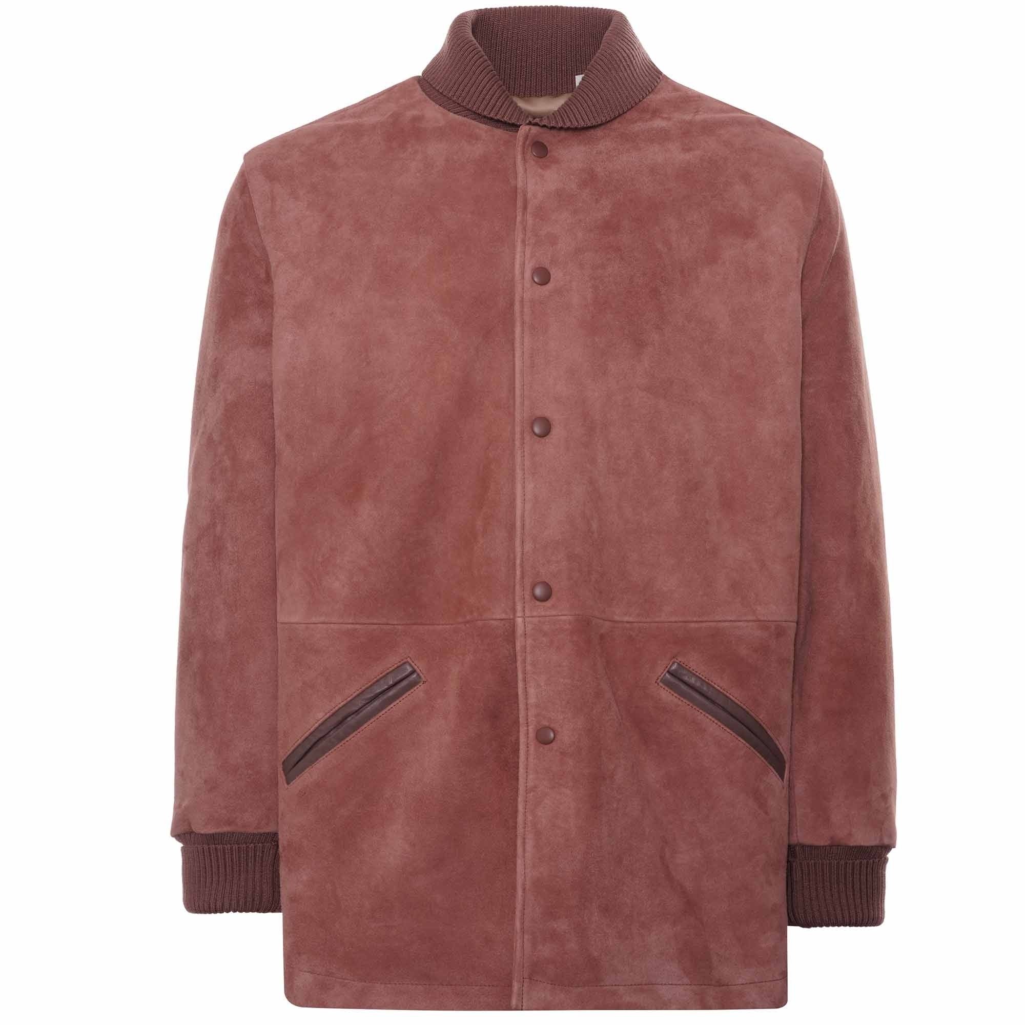 Levis® Made and Crafted® Suede Sports Bomber Jacket - Copper